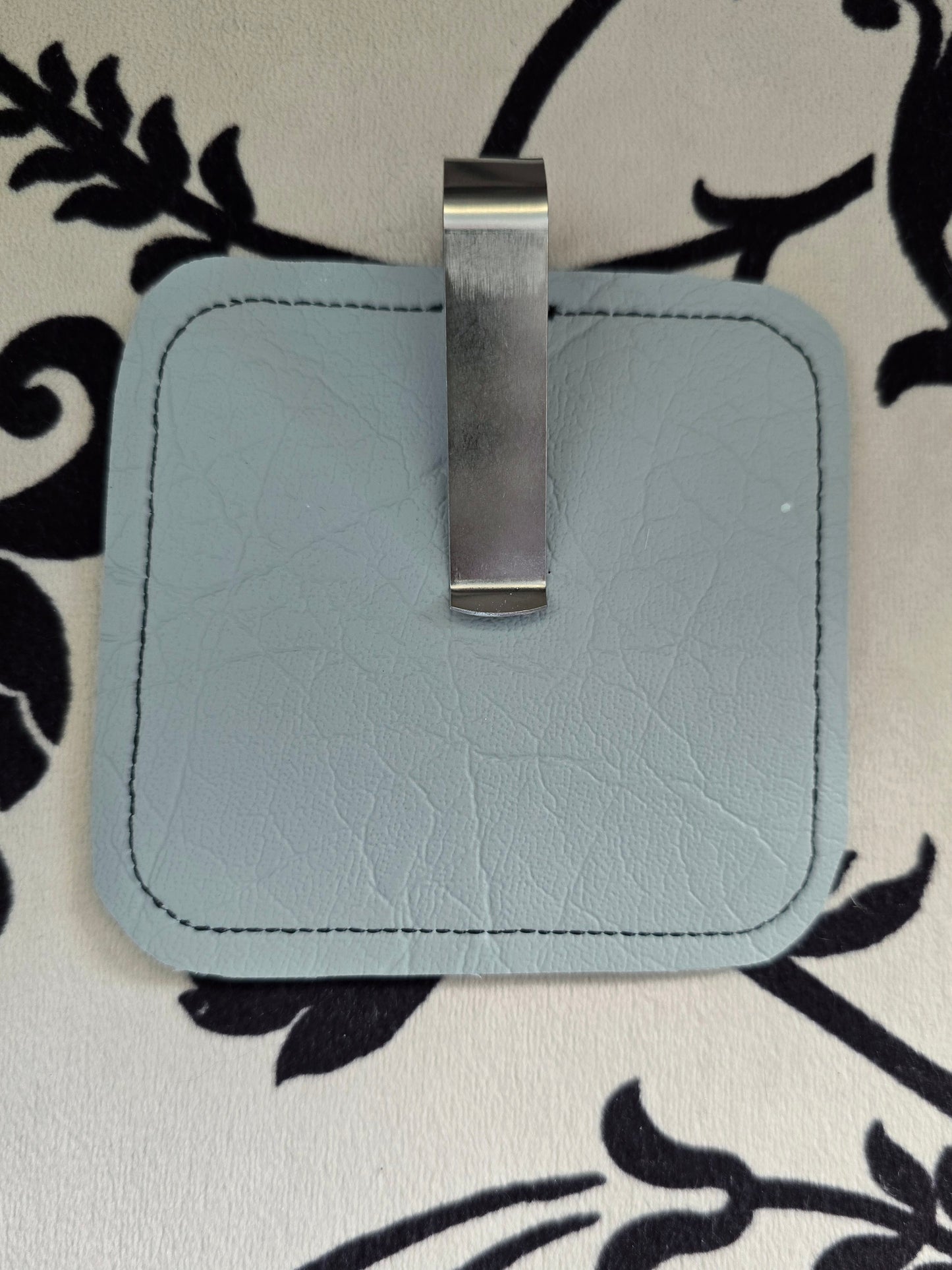 Car Visor Clip - Still Plays With Blocks- Handcut Vinyl - Discontinued