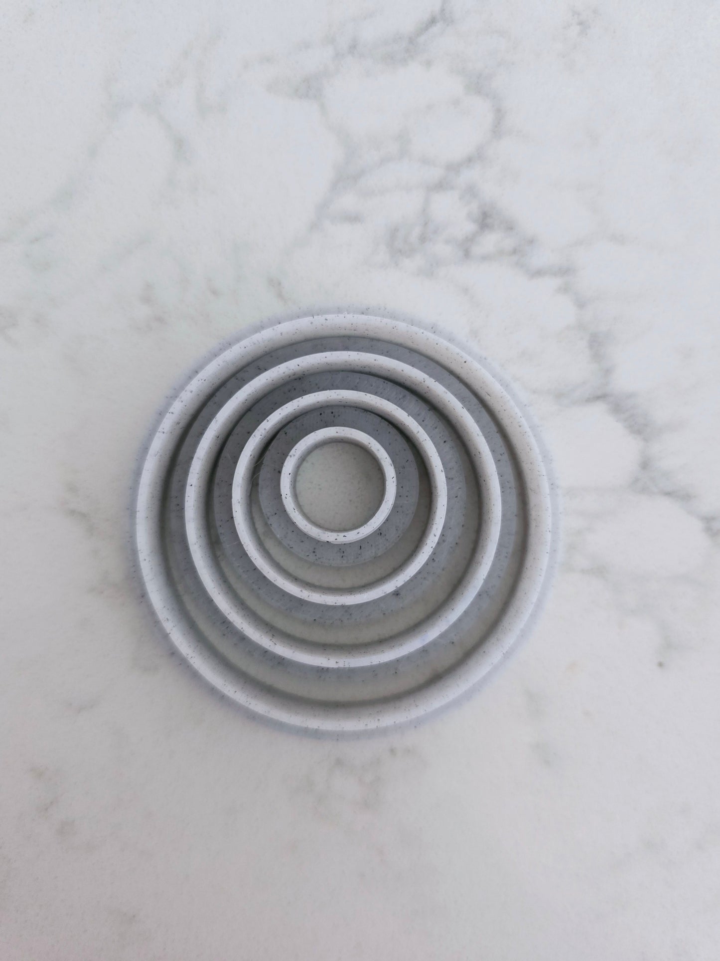Circle Polymer Clay 3D Printed Cutters - set of 4 - Discounted
