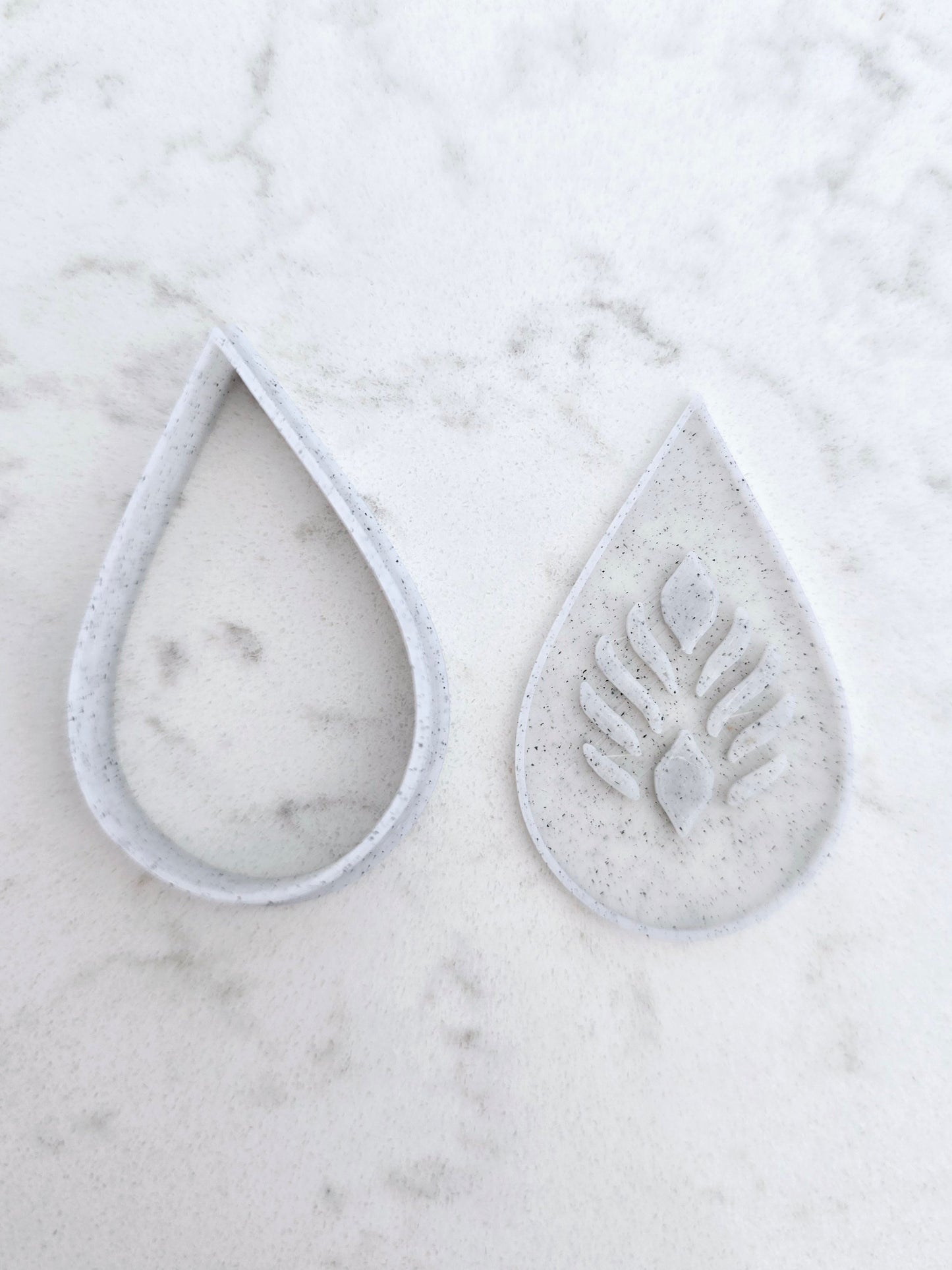 Teardrop Polymer Clay 3D Printed Cutter and Embosser - Discounted