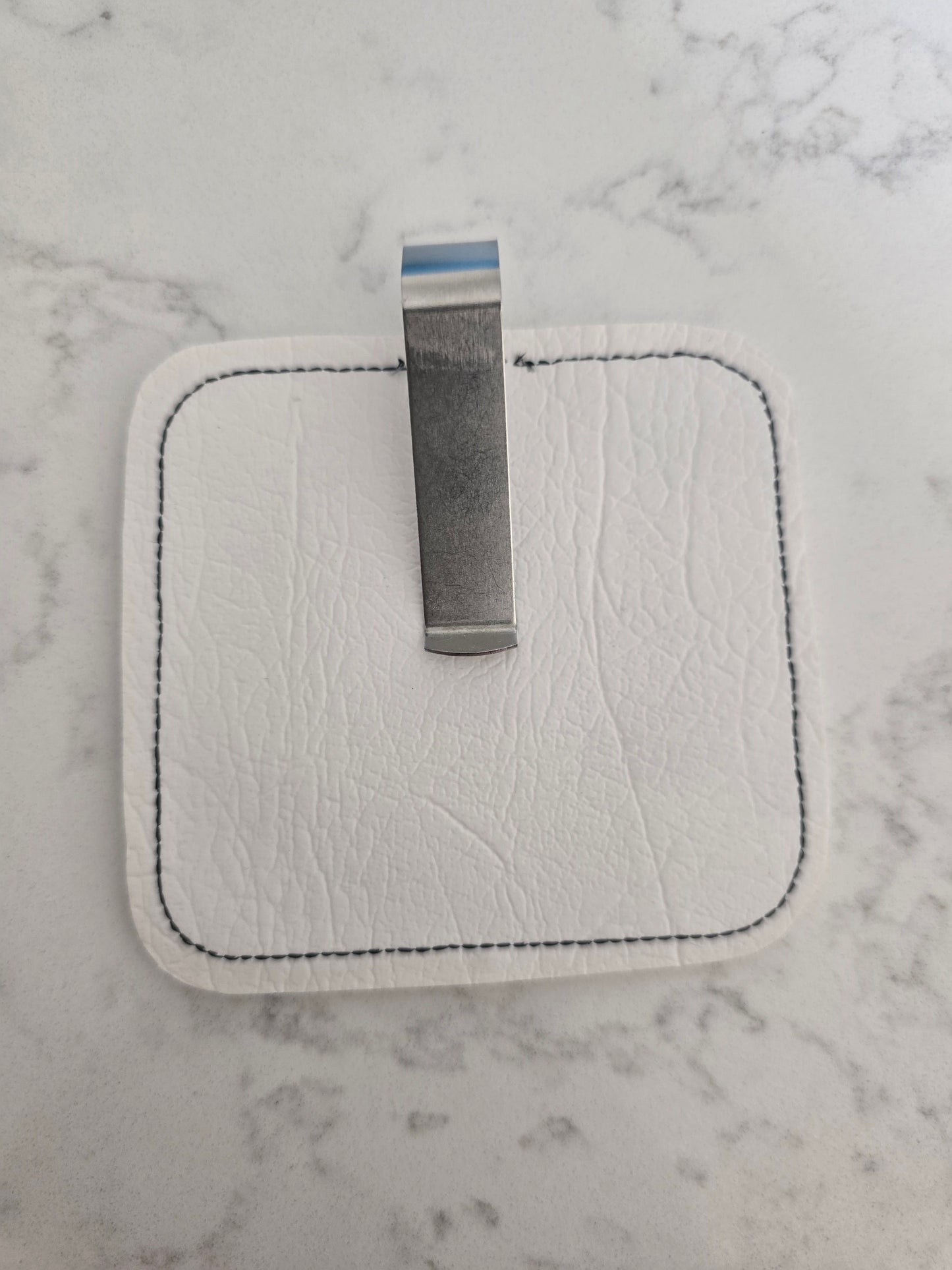 Car Visor Clip - Still Plays With Blocks- Handcut Vinyl - Discontinued