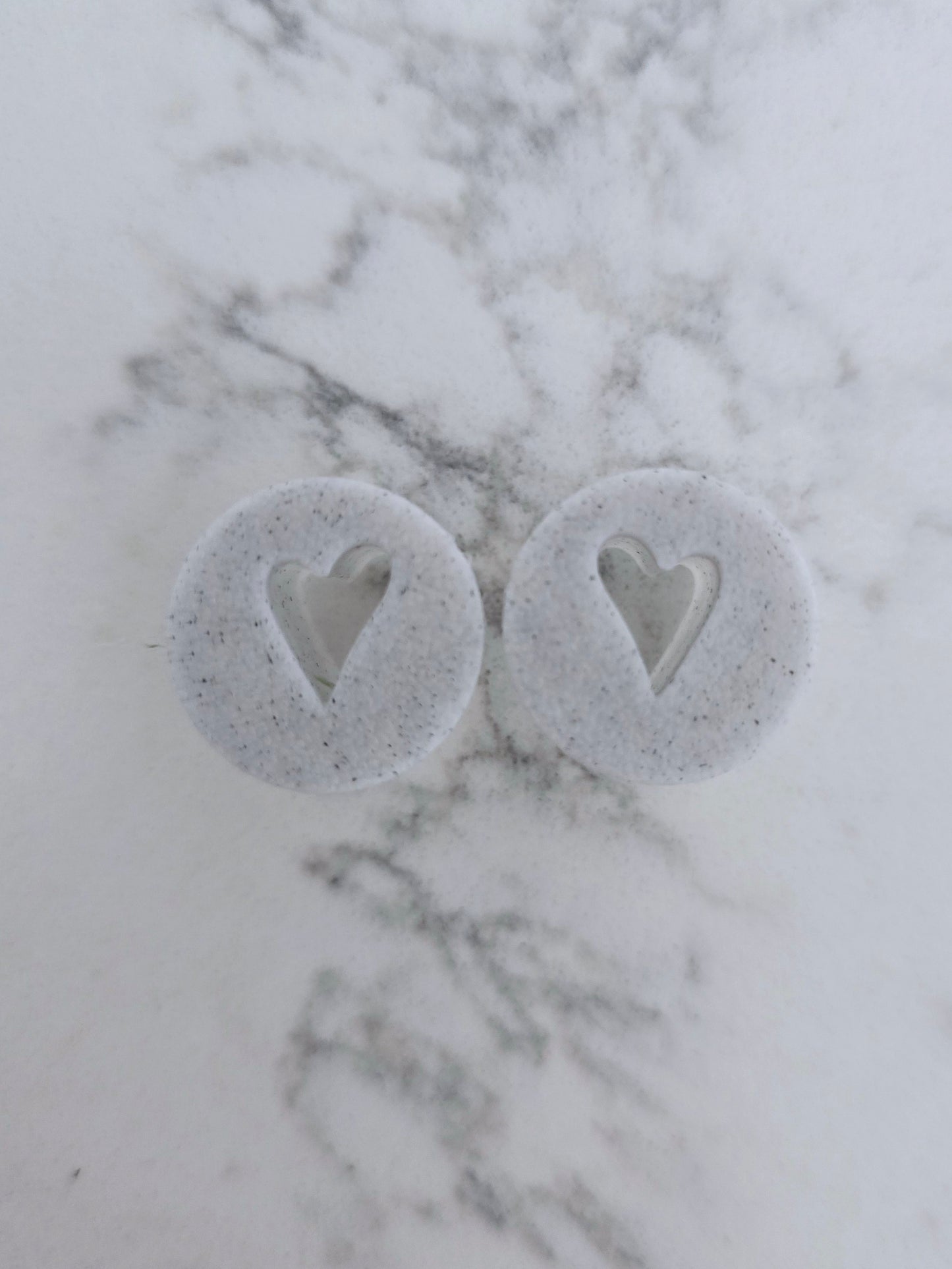 Tiny Heart Stud Polymer Clay 3D Printed Cutters - 1 Pair / 2 Cutters - Discounted