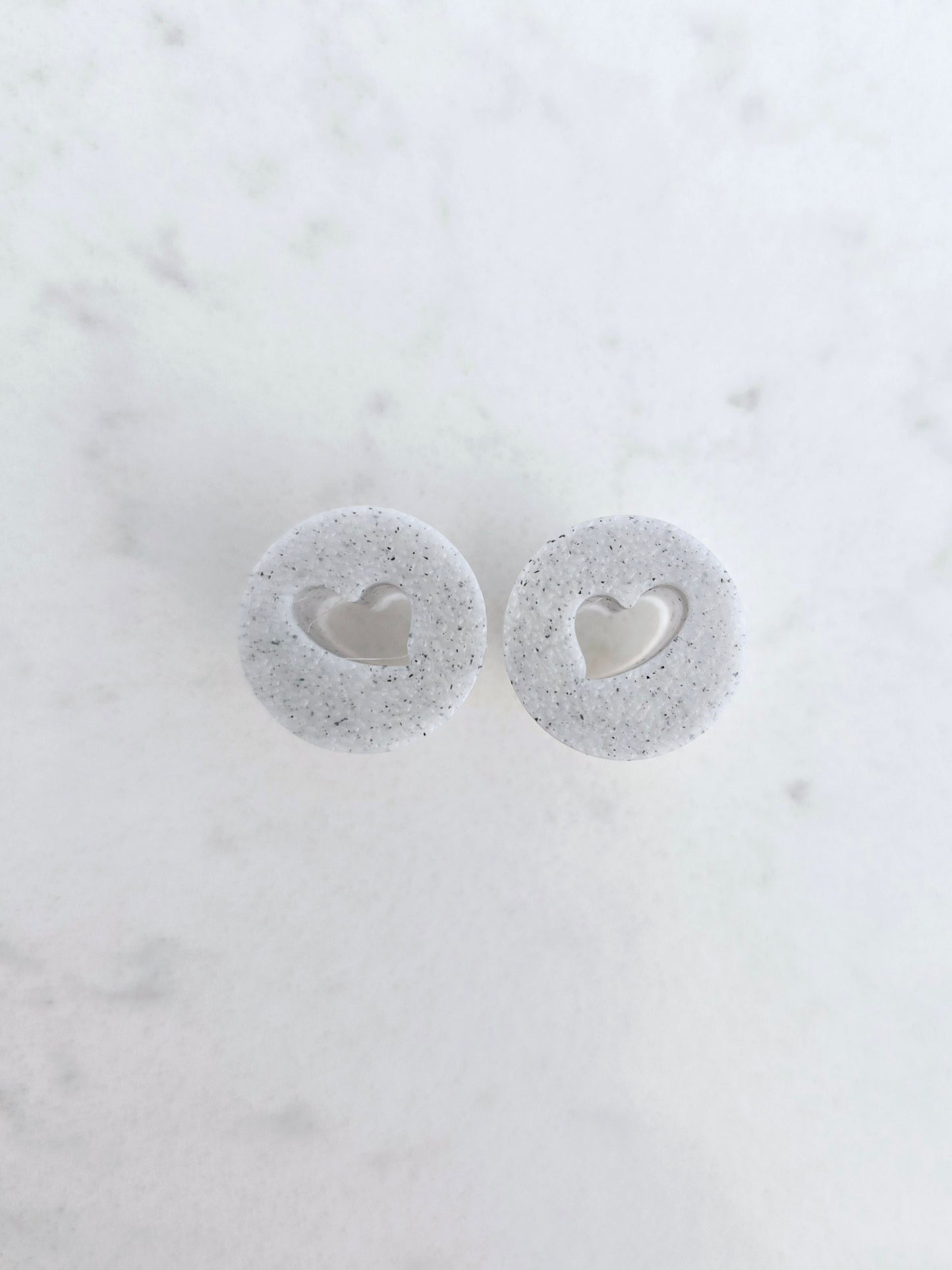Tiny Heart Stud Polymer Clay 3D Printed Cutters - 1 Pair / 2 Cutters - Discounted