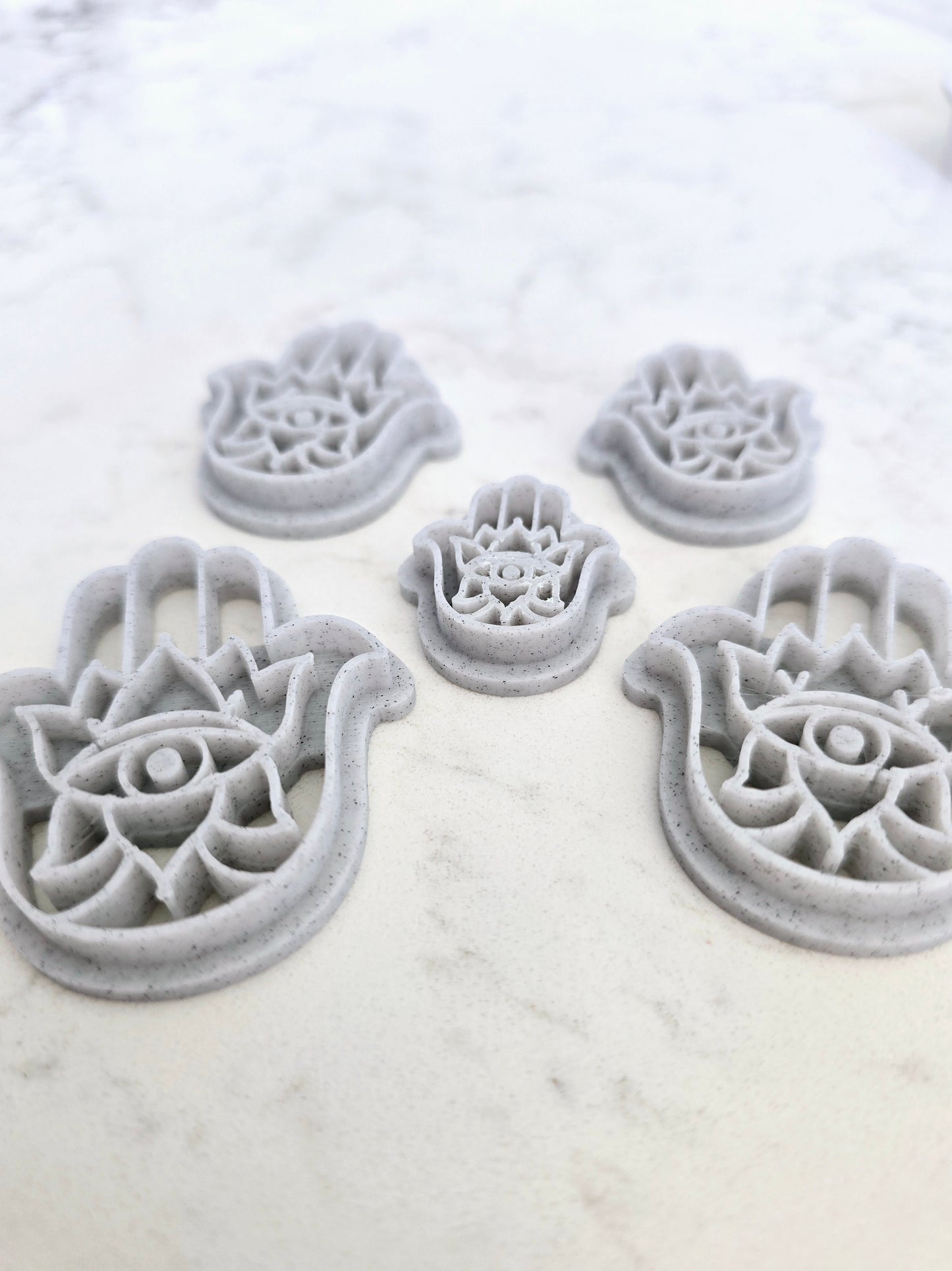 Perfectly Imperfect Print - Mystical All Seeing Eye Polymer Clay 3D Printed Embosser only Cutter - set of 5