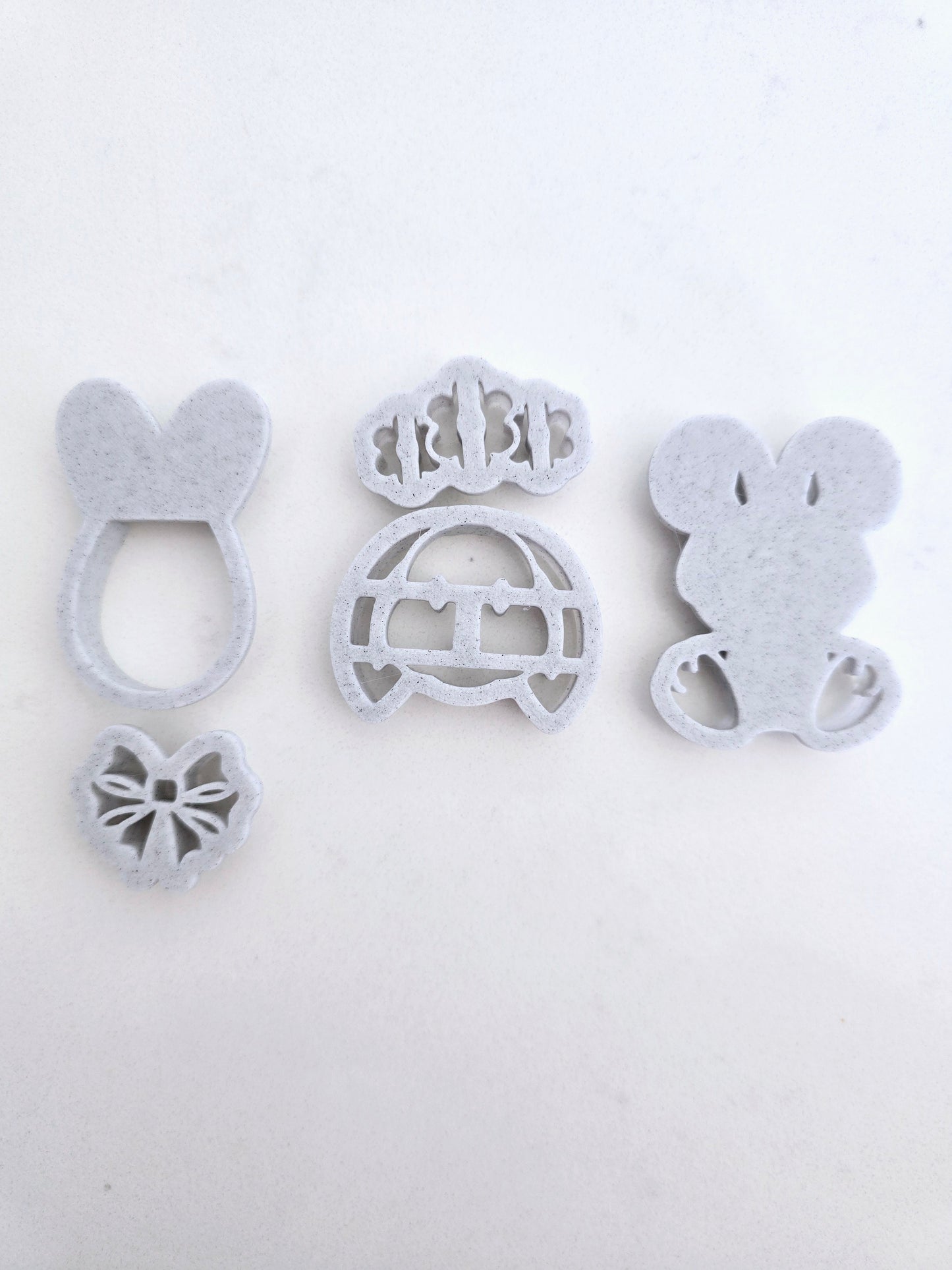 Easter Bunnys 3D Printed Playdough Cutters - set of 5 - Clearance