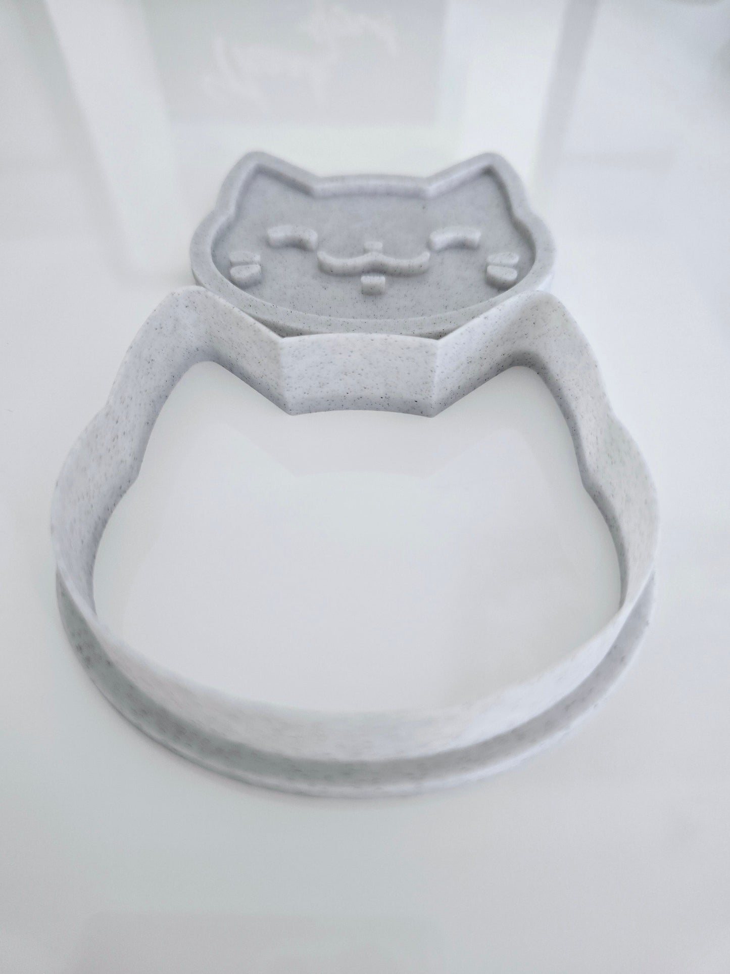 Cute Cat 3D Printed Playdough Cutters - set of 2 - Discontinued