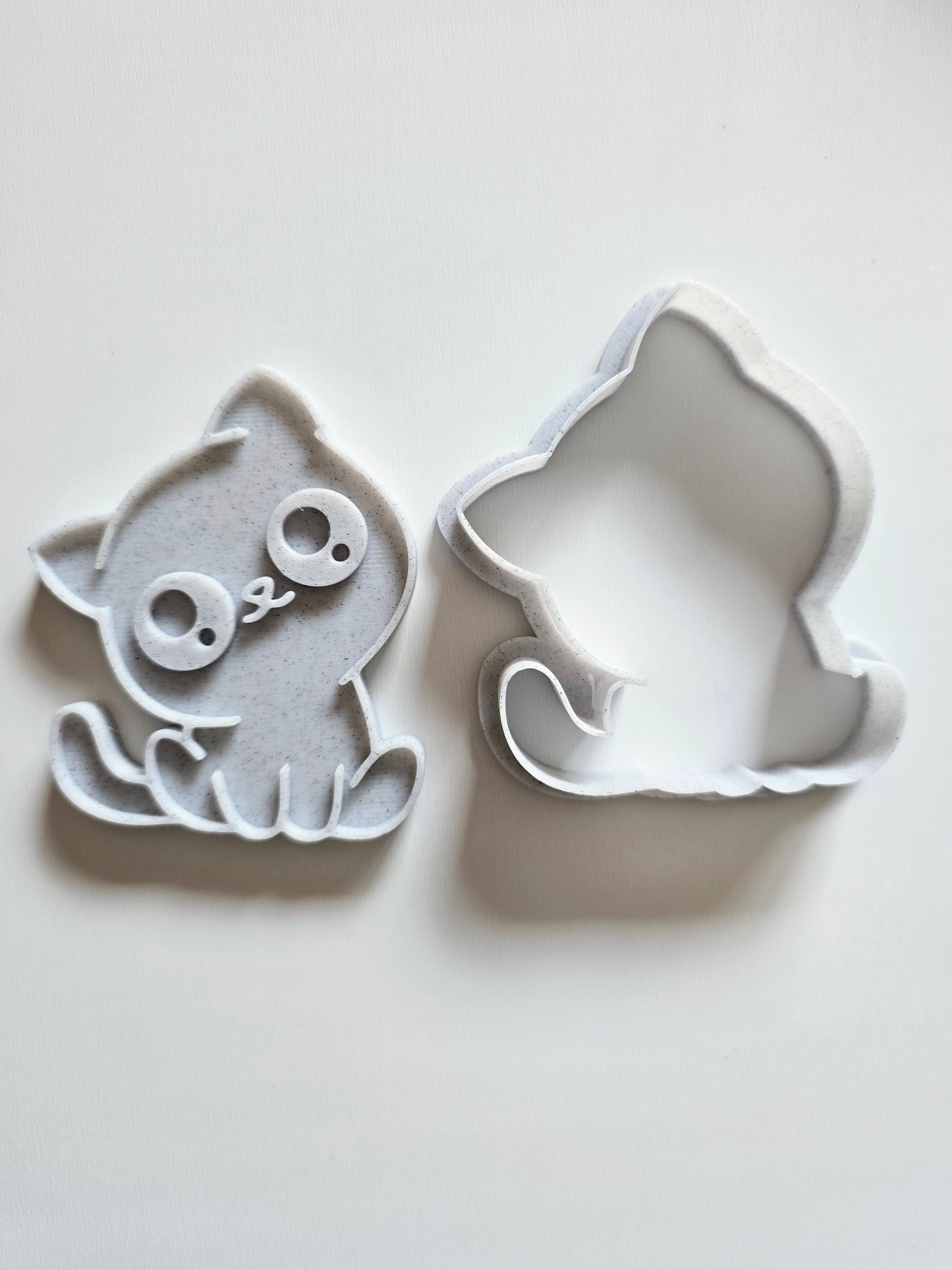 Cute Cat 3D Printed Playdough Cutters- set of 4 - discontinued