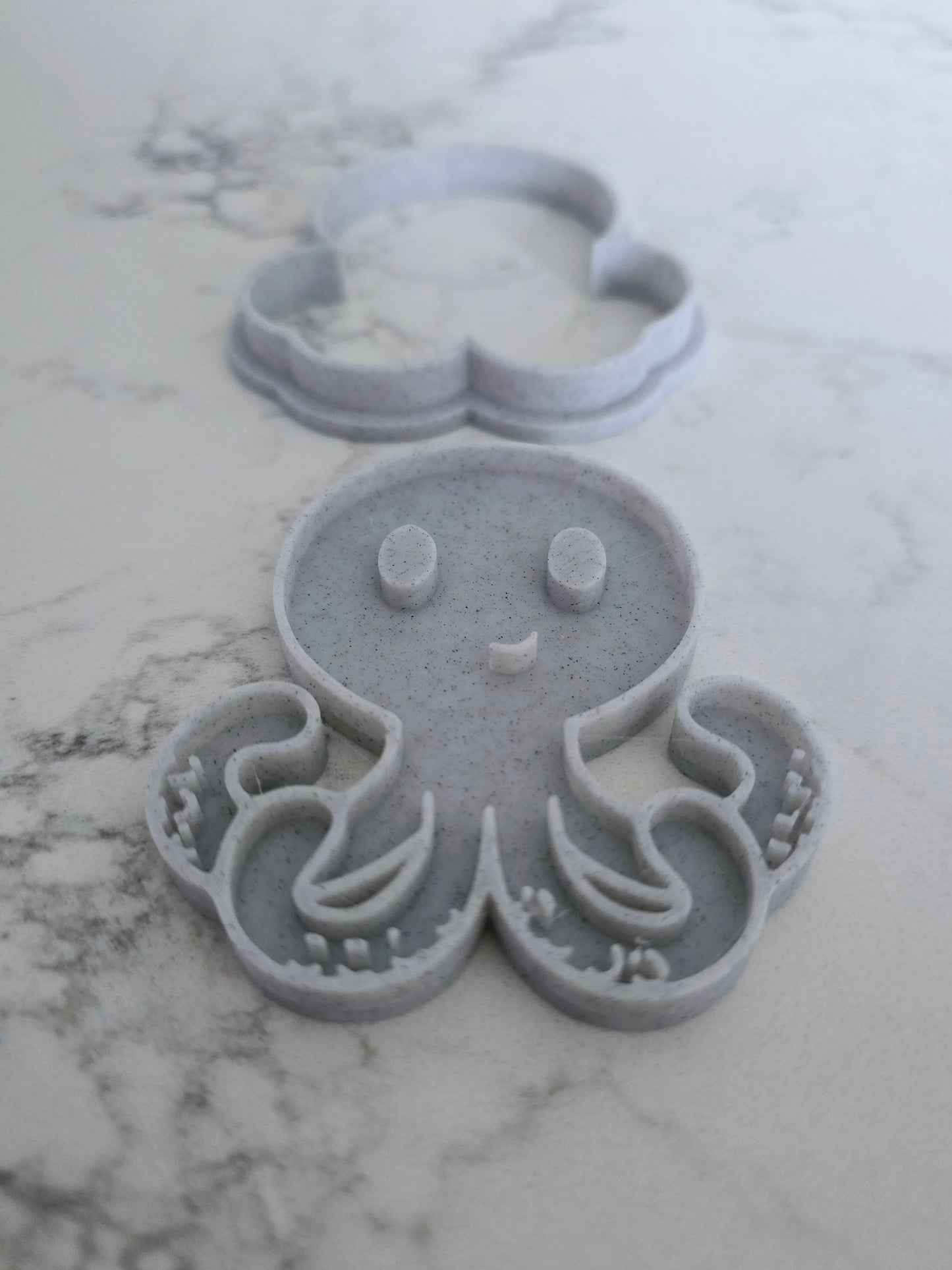 Octopus 3D Printed Playdough Cutters - set of 2