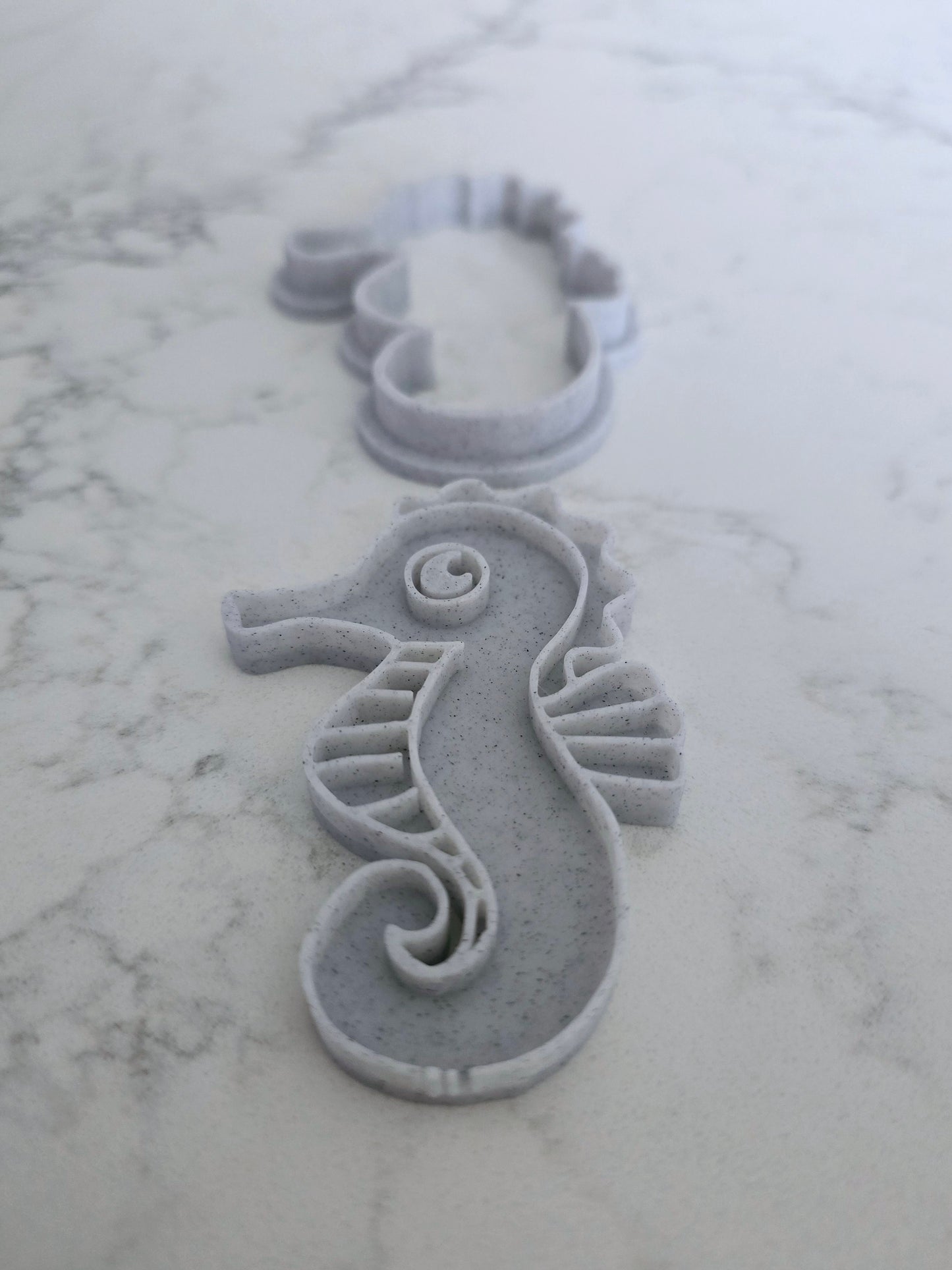 Seahorse 3D Printed Playdough Cutters - set of 2