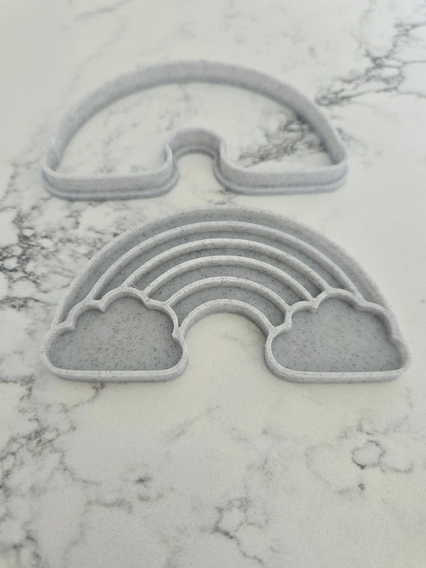 Rainbow 3D Printed Playdough Cutters - set of 2