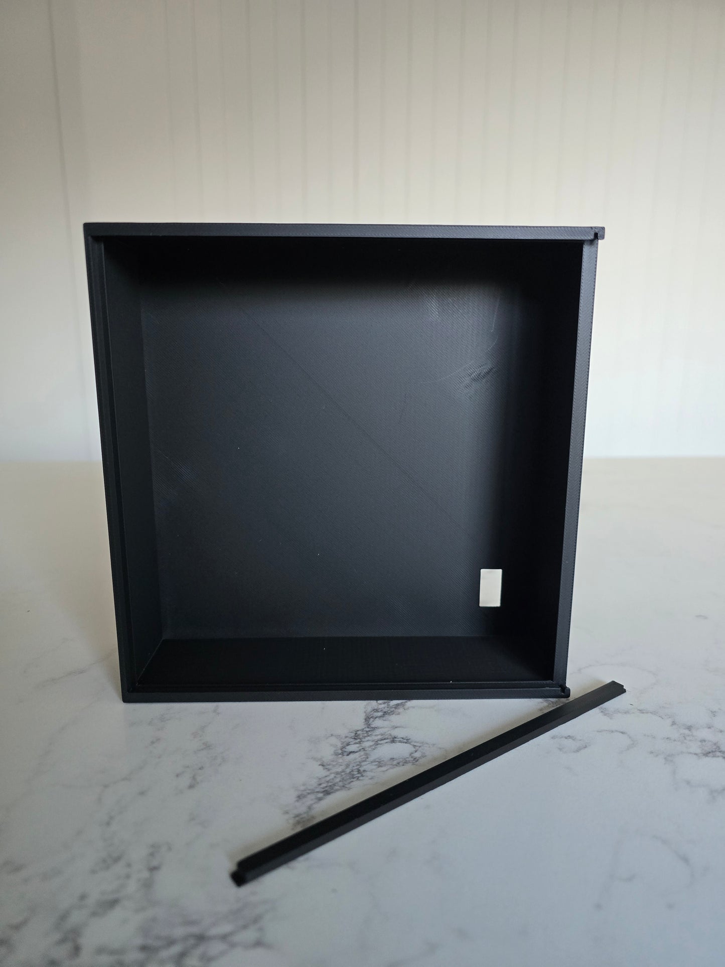 Custom 3D Printed Lithophane Lightbox – Square - Light not included