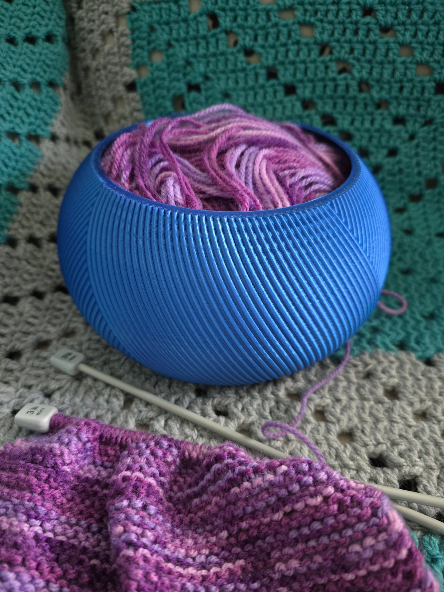 Yarn Bowl, 3D Printed