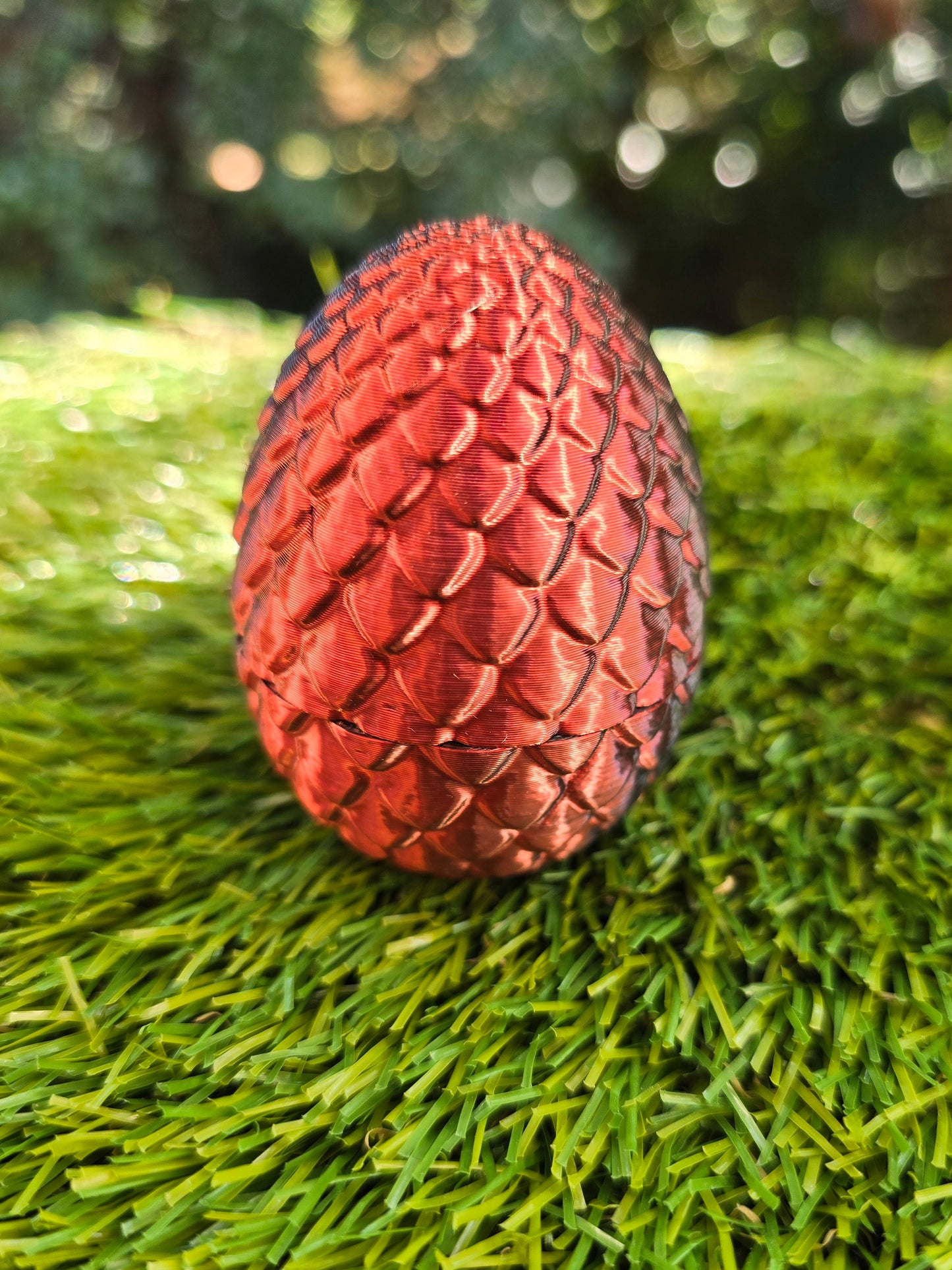 3D Printed Dragon Egg with Tiny Dragon Inside – Easter Egg Alternative