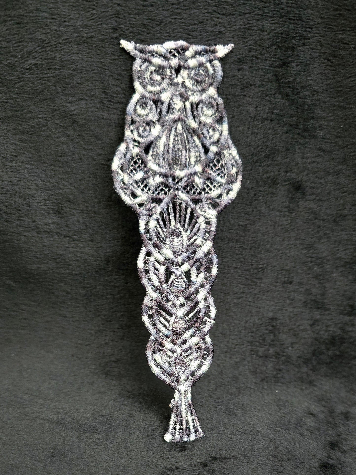 Owl Lace Bookmark