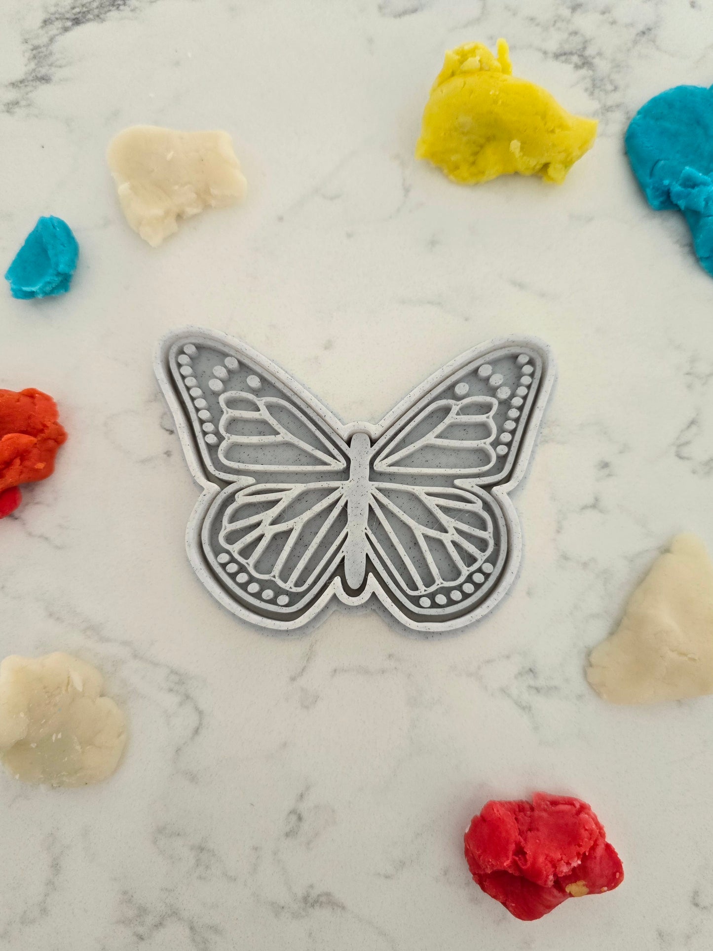 Butterfly 3D Printed Playdough Cutters - set of 2