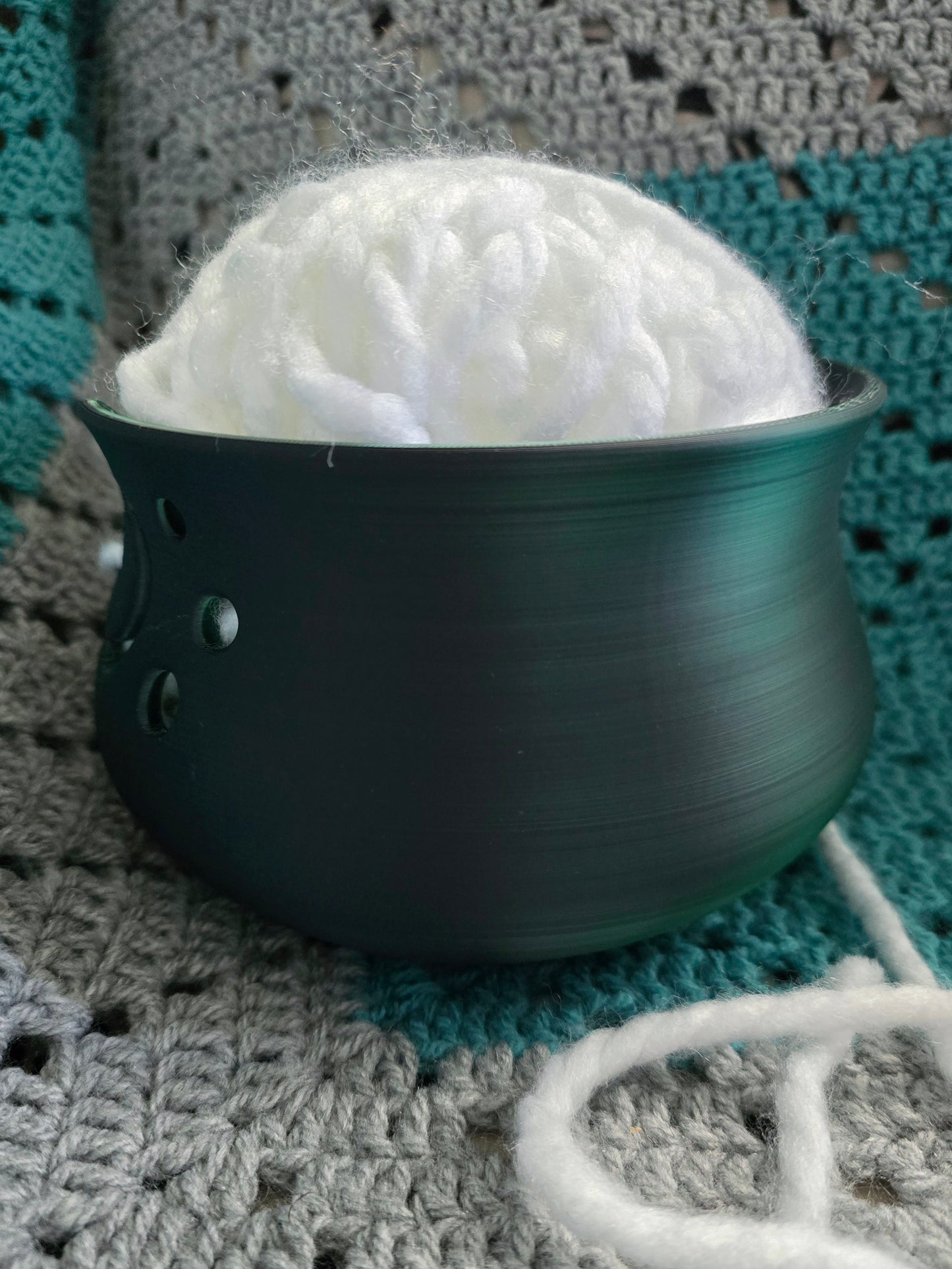 Large Yarn Bowl, 3D Printed
