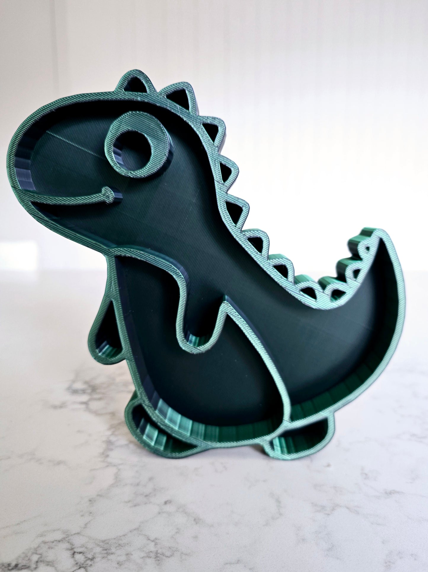 Eco-Friendly 3D Printed Dinosaur Sensory Tray – Perfect for Creative Play