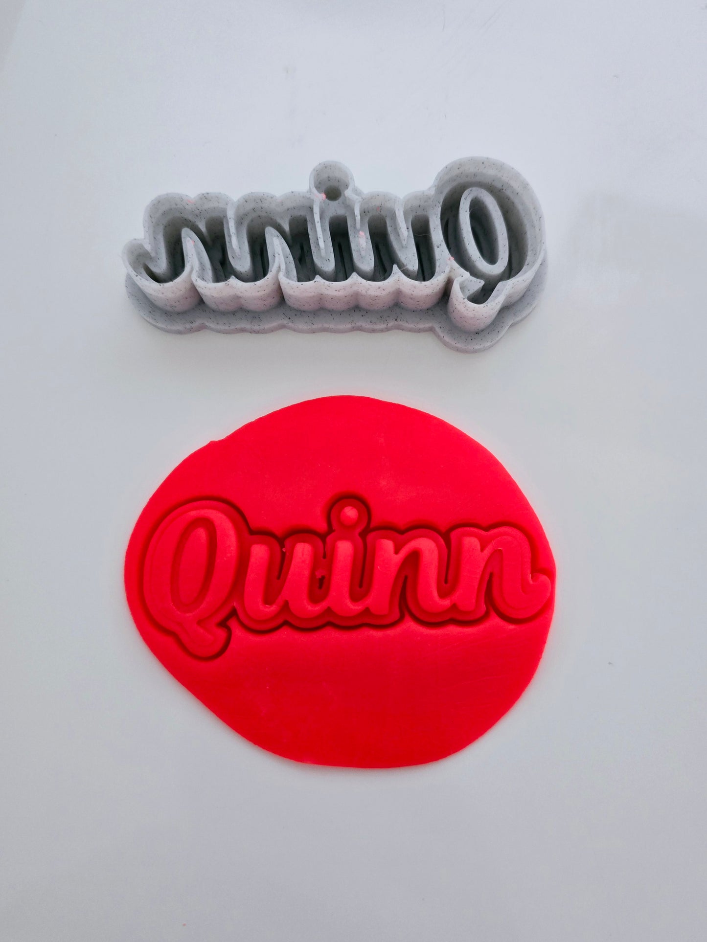 Personalised Name Cutters - Custom made 3D Printed Playdough or Polymer Clay Cutters