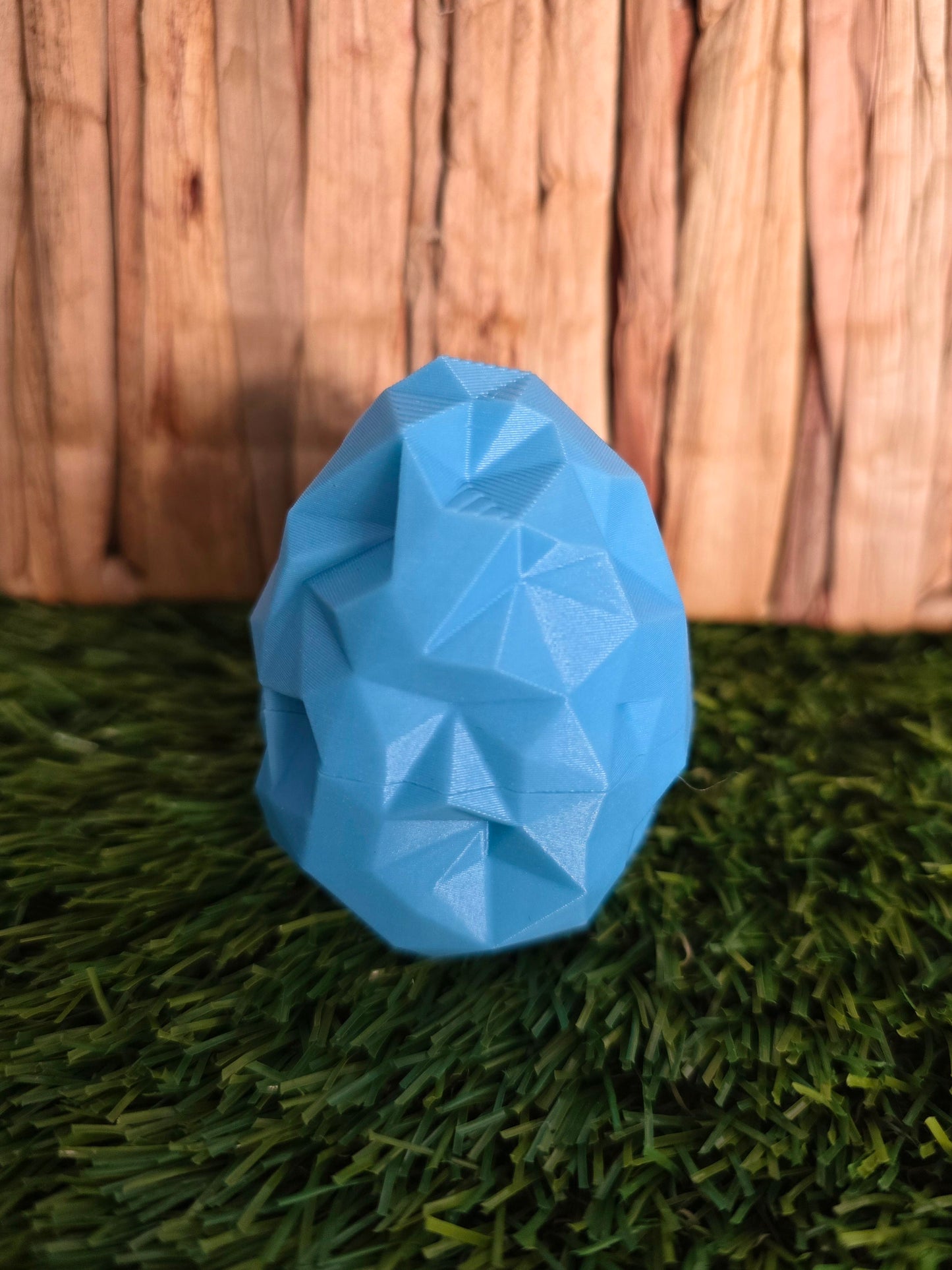 3D Printed Dino Egg with Tiny Dinosaur Inside - Glow-in-the-dark