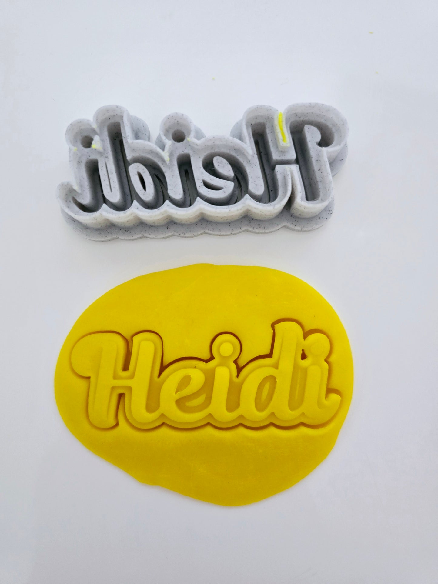 Personalised Name Cutters - Custom made 3D Printed Playdough or Polymer Clay Cutters