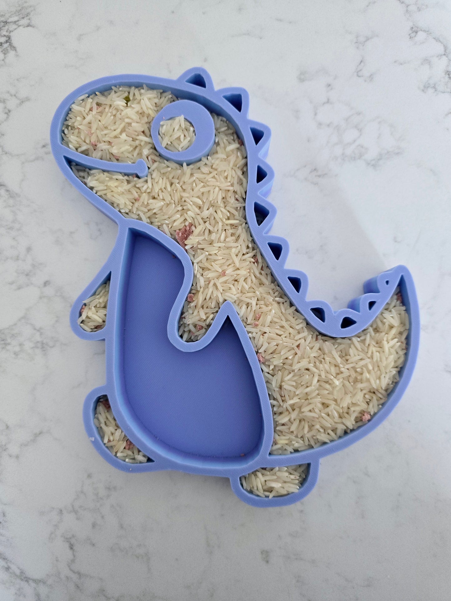 Eco-Friendly 3D Printed Dinosaur Sensory Tray – Perfect for Creative Play