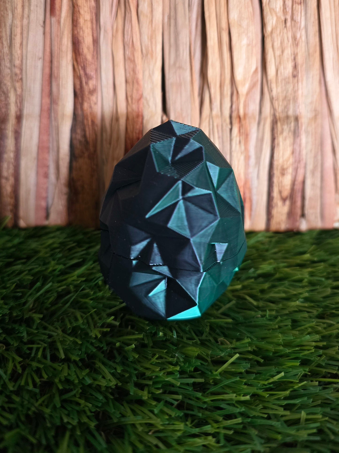 3D Printed Dino Egg with Tiny Dinosaur Inside