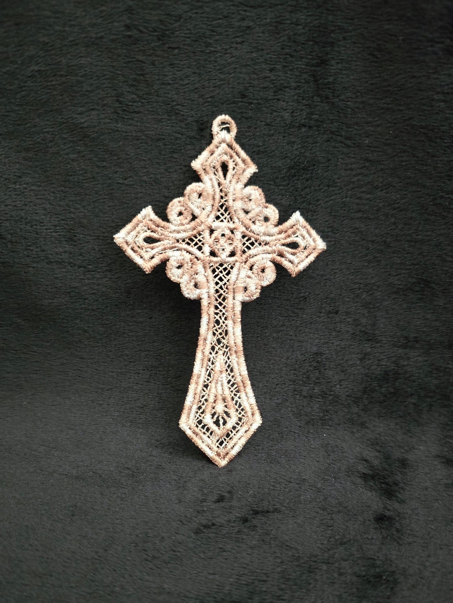 Cross Lace Bookmark / Ornament / Pendant