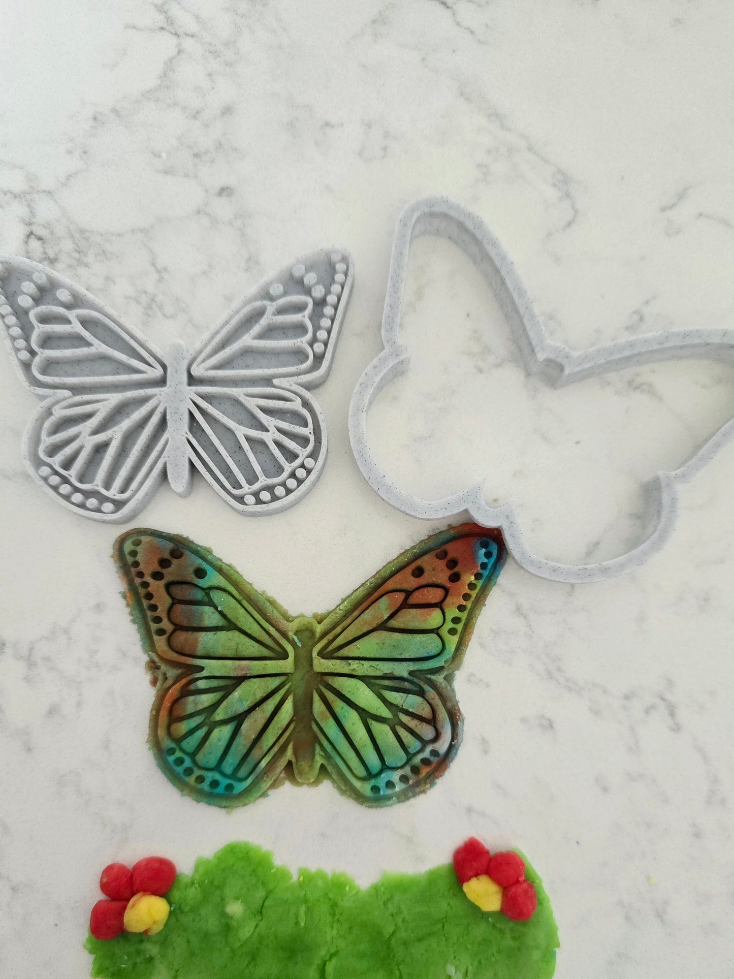 Butterfly 3D Printed Playdough Cutters - set of 2