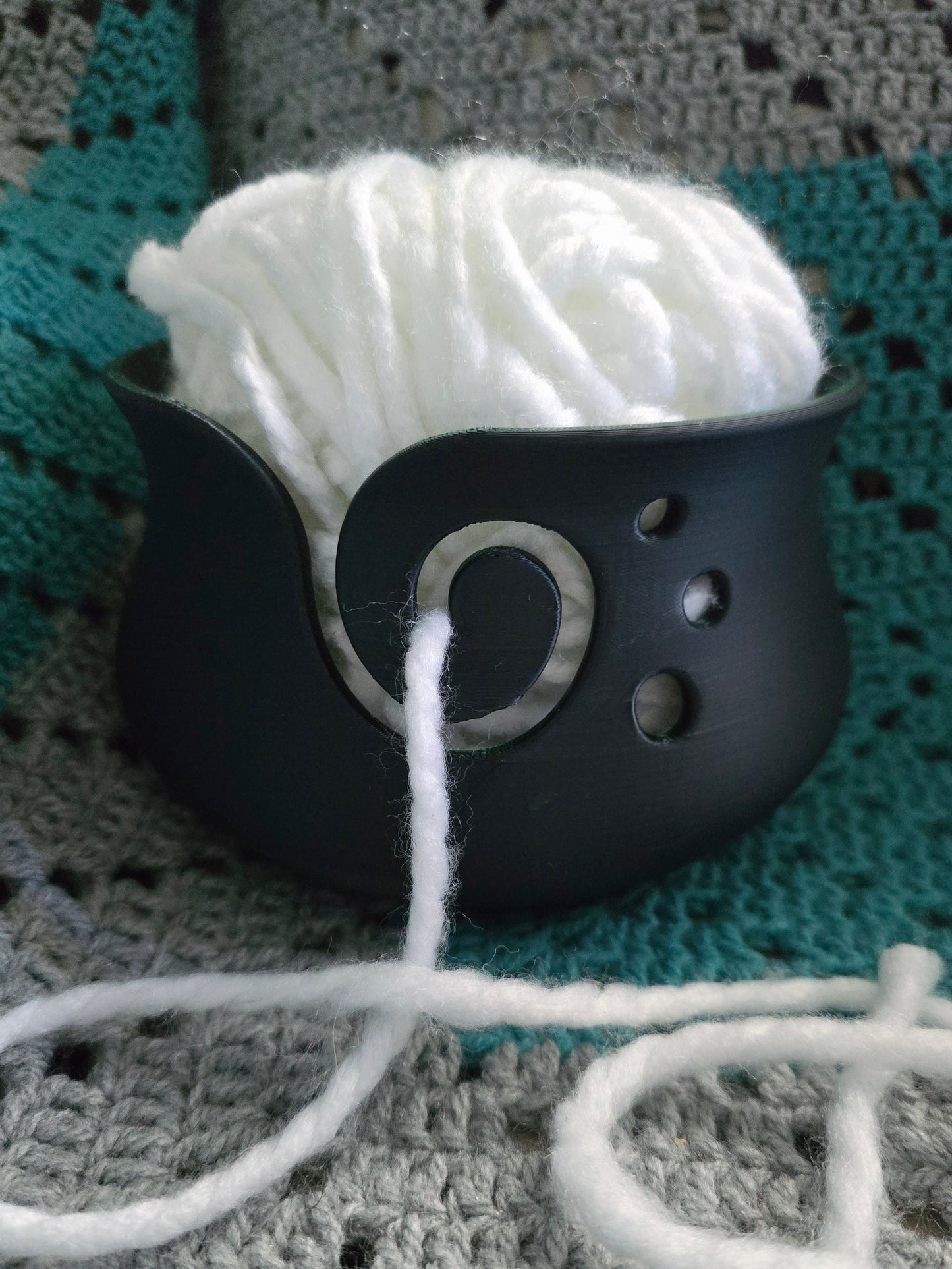 Large Yarn Bowl, 3D Printed