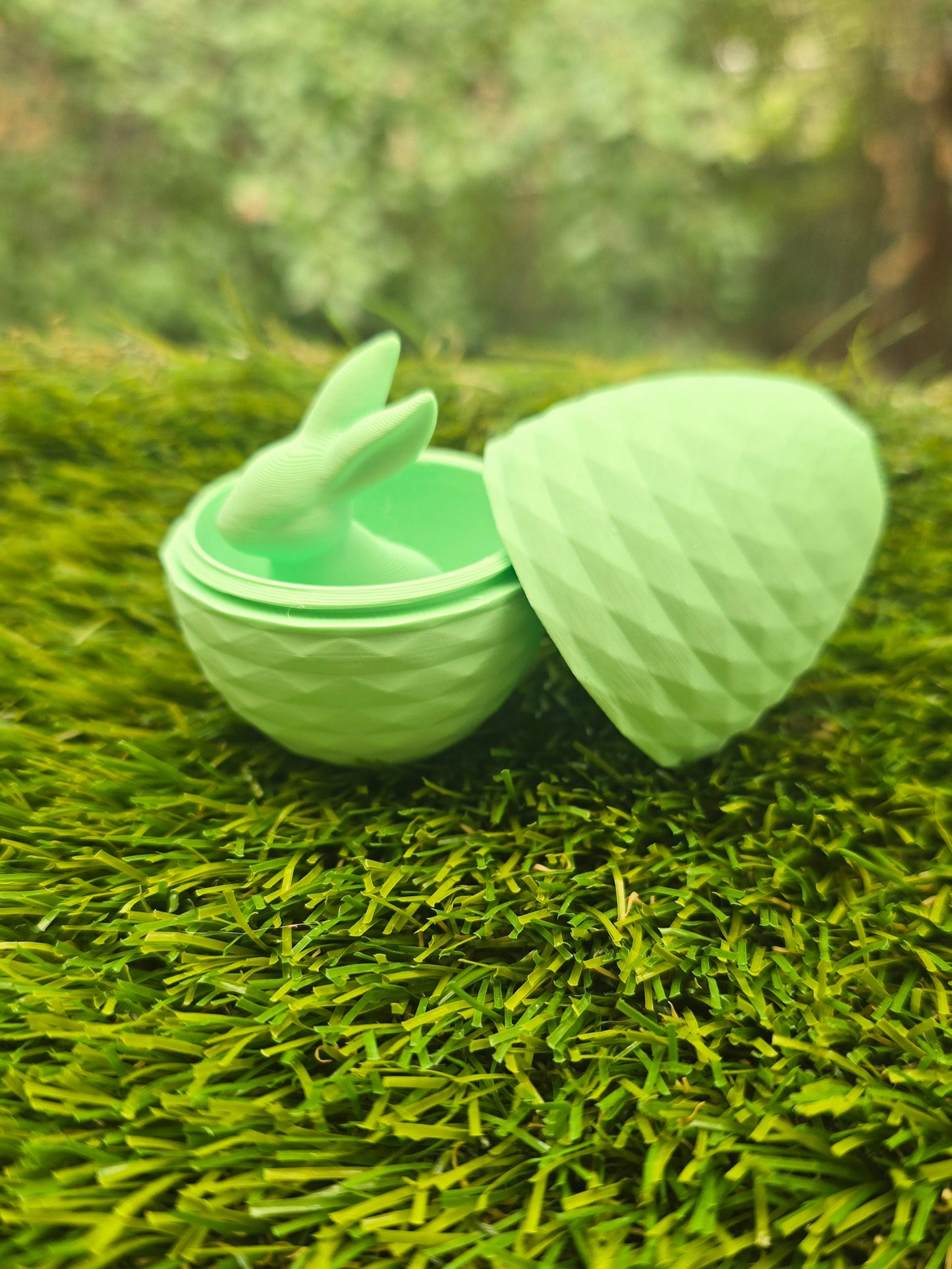 3D Printed Easter Egg with Tiny Bunny Inside – Easter Egg Alternative
