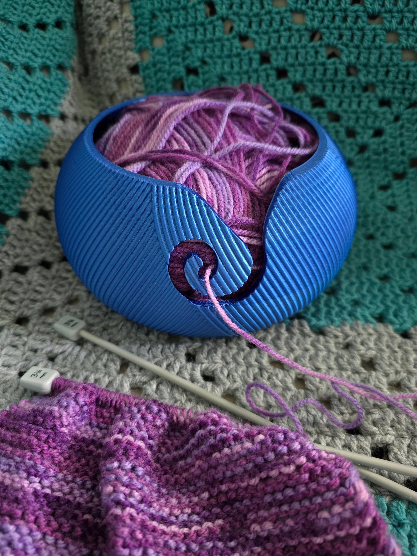 Yarn Bowl, 3D Printed