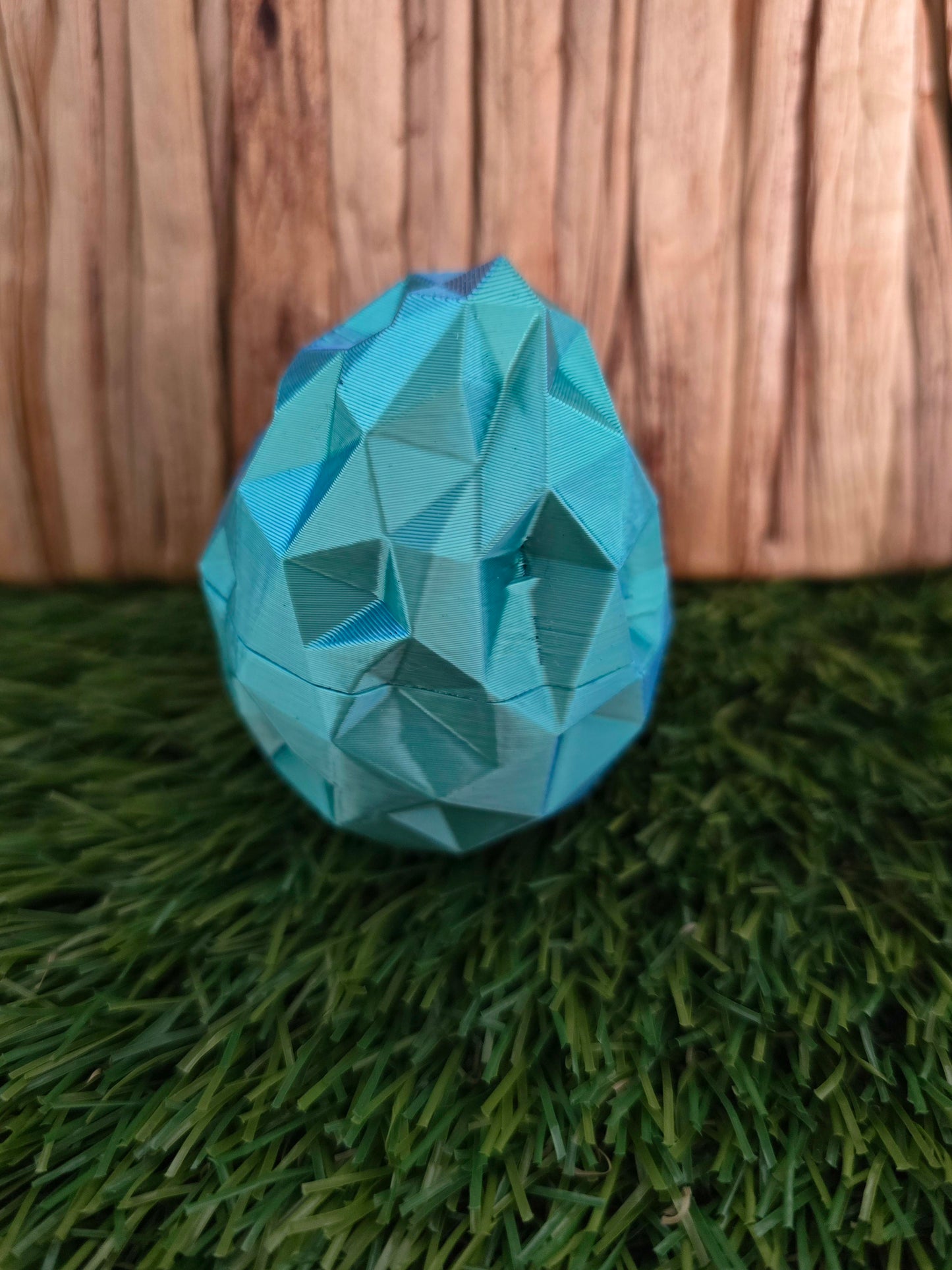 3D Printed Dino Egg with Tiny Dinosaur Inside