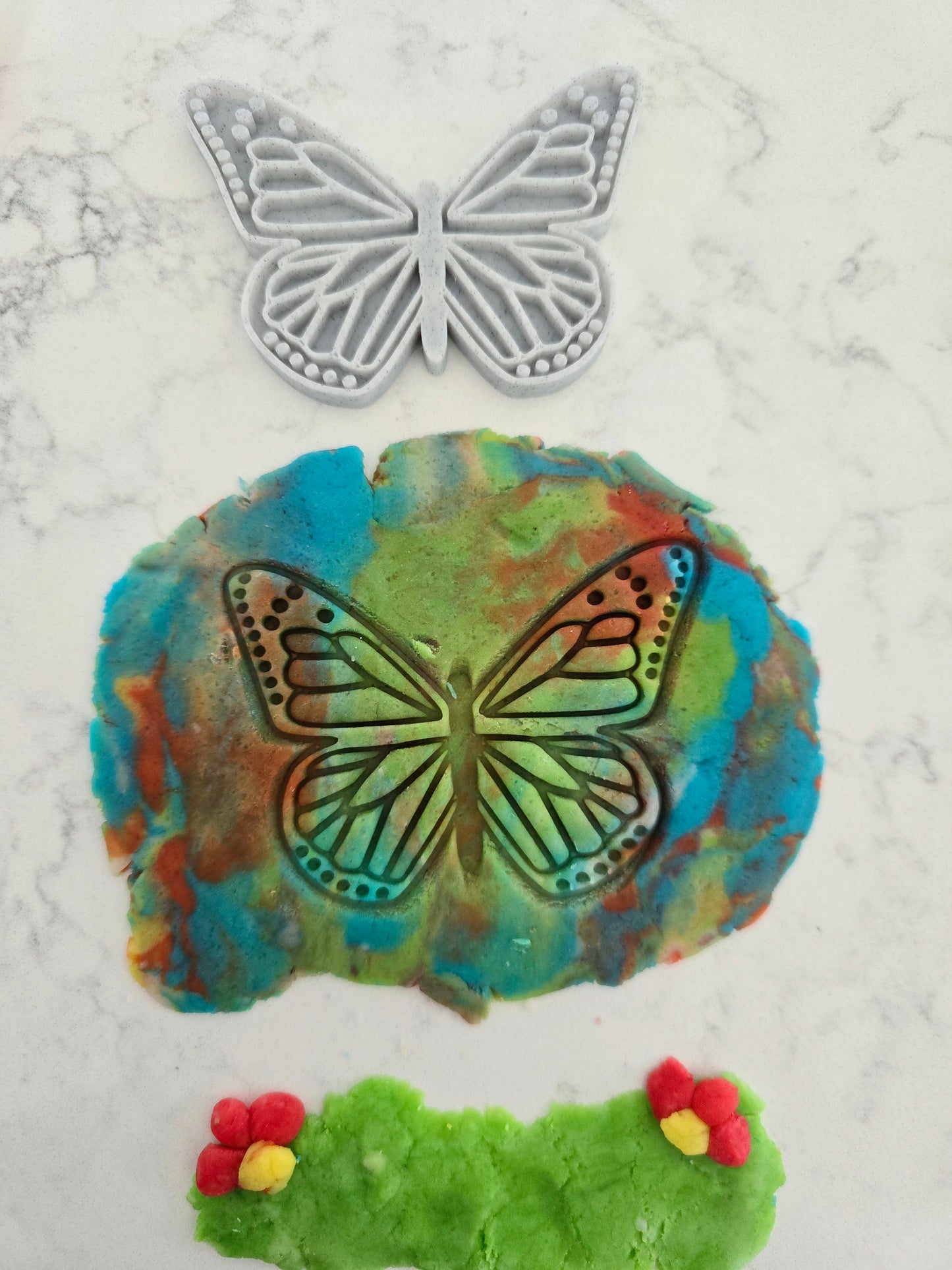 Butterfly 3D Printed Playdough Cutters - set of 2