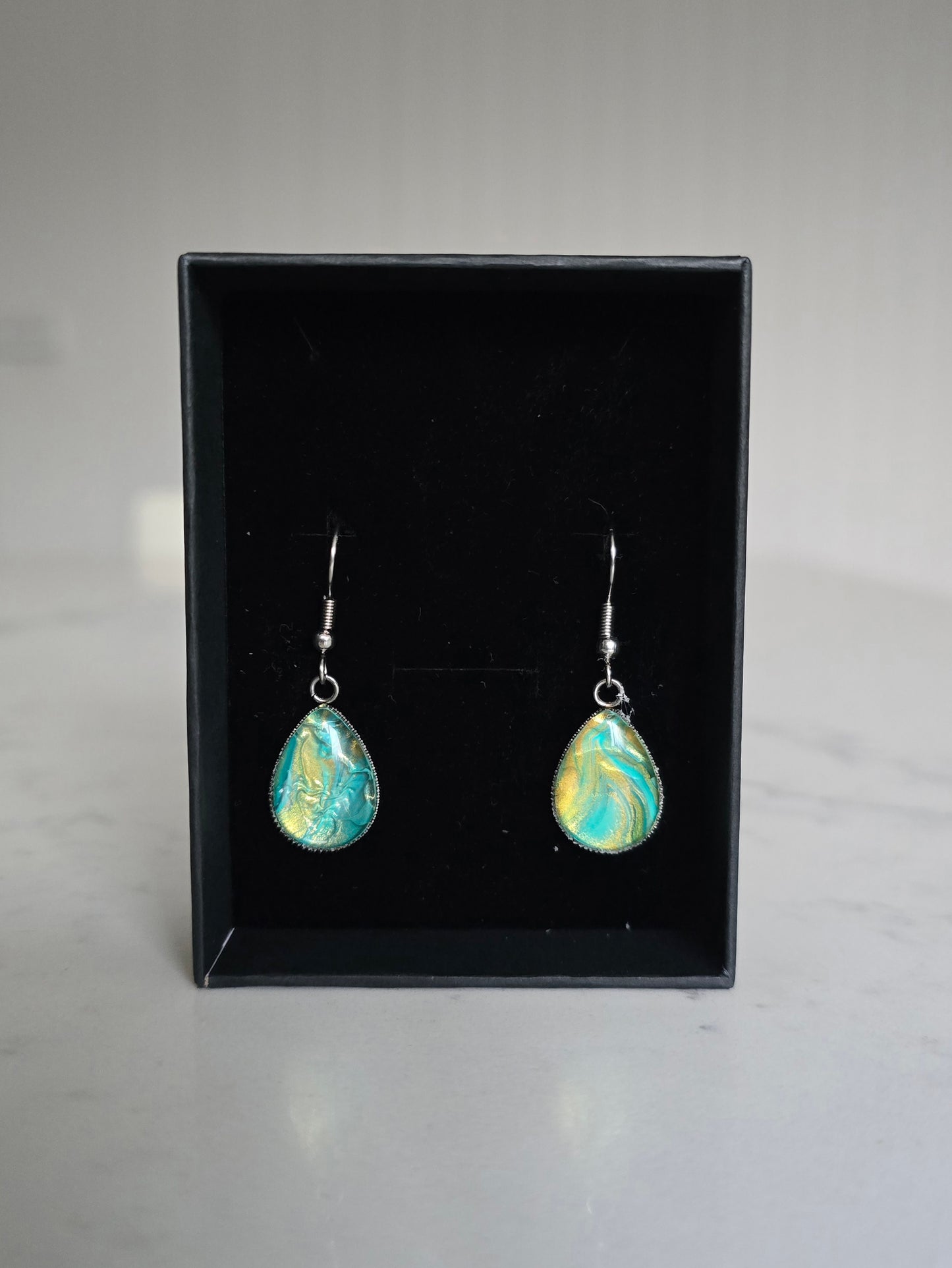 My Tennessee Mountain Home - Pour Jewellery – One of a Kind Stainless Steel Earrings