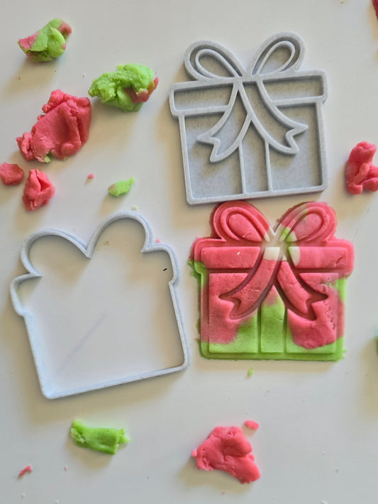 Christmas / Birthday Present 3D Printed Playdough Cutters - set of 2