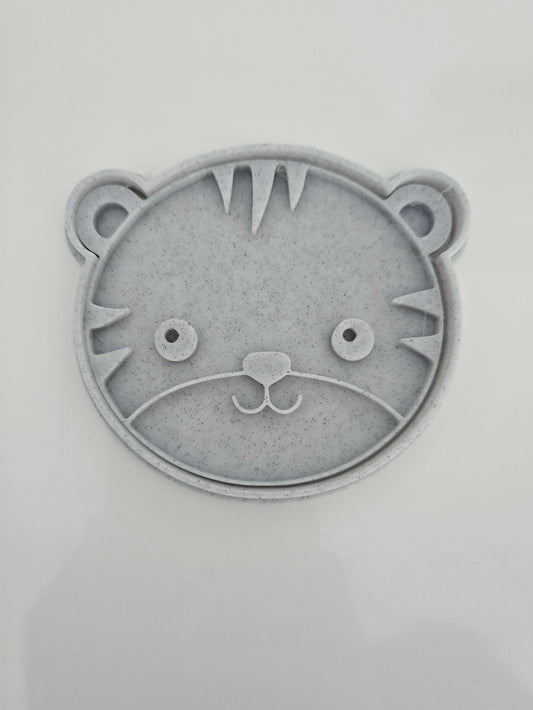 Tiger 3D Printed Playdough Cutters - set of 2