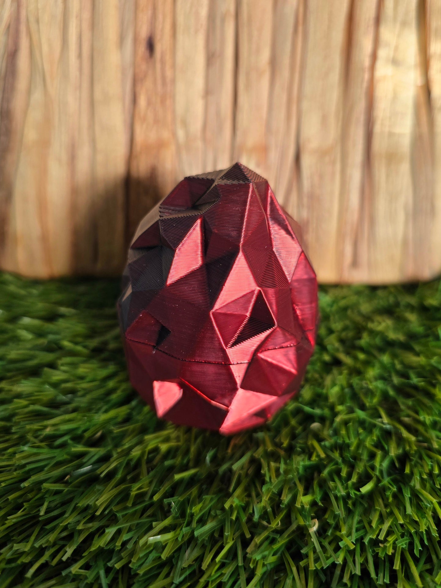 3D Printed Dino Egg with Tiny Dinosaur Inside
