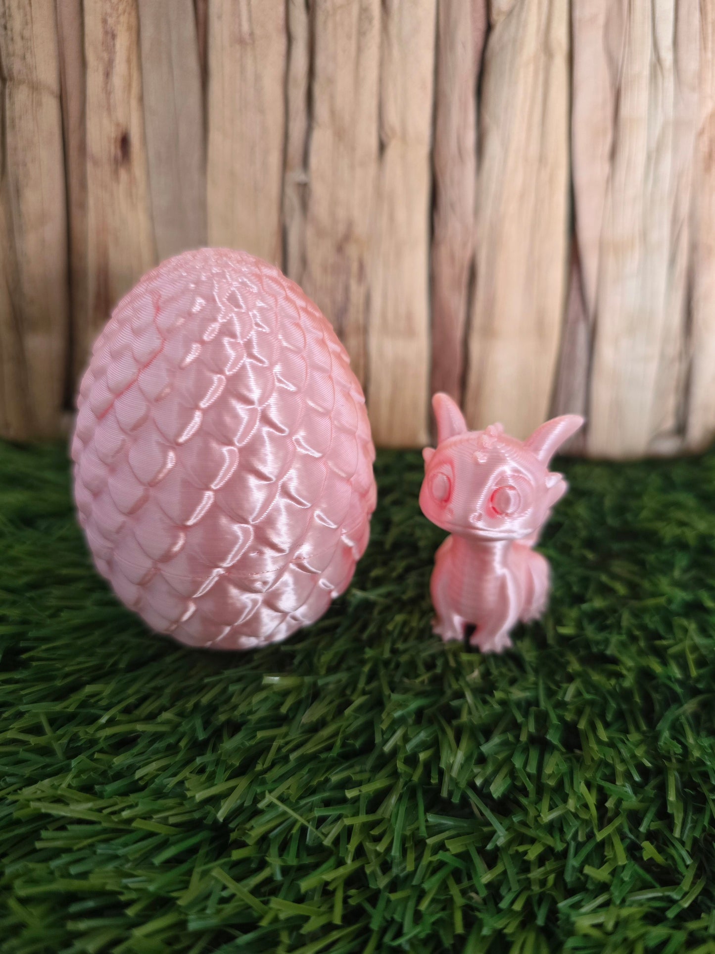 3D Printed Dragon Egg with Tiny Dragon Inside – Easter Egg Alternative