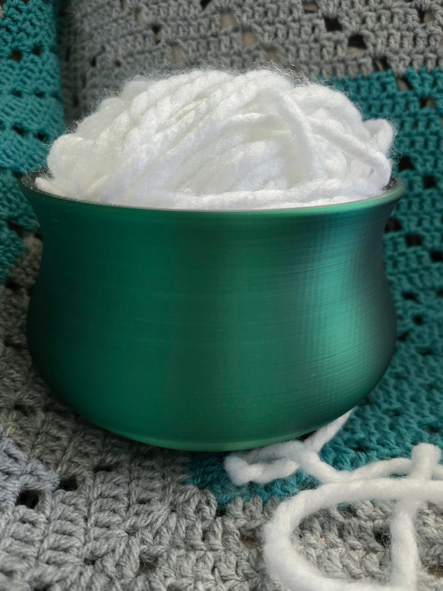 Large Yarn Bowl, 3D Printed