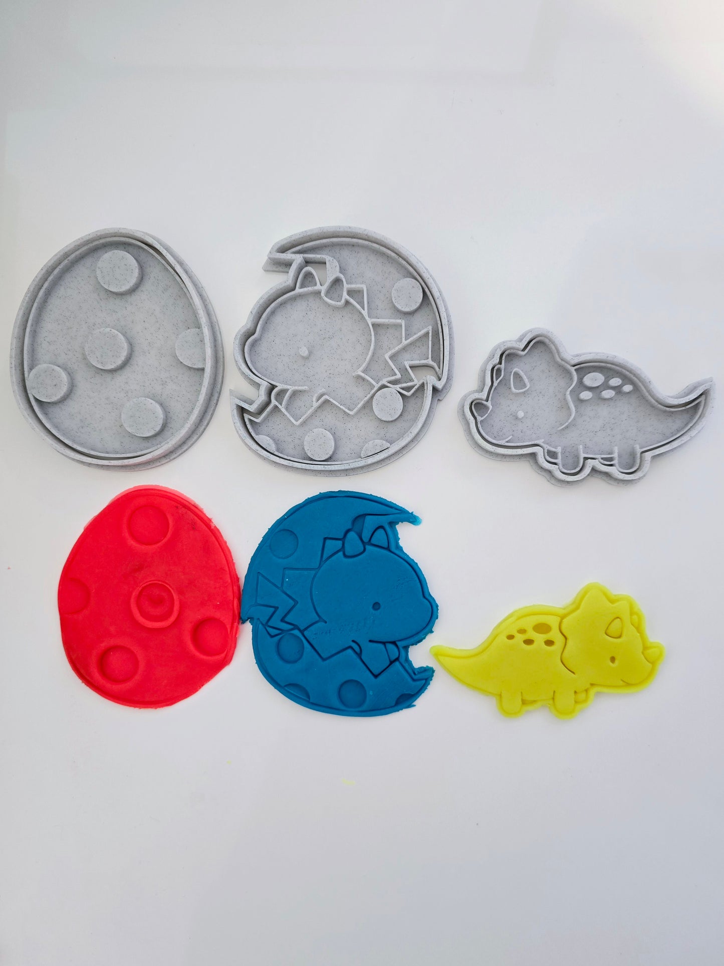 Dinosaur 3D Printed Playdough Cutters - Set of 12