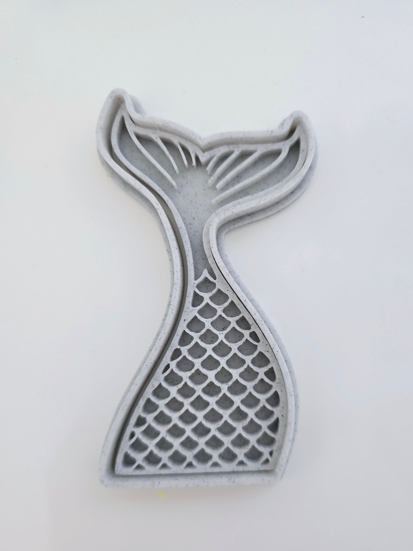 Mermaid Tail 3D Printed Playdough Cutters - set of 2