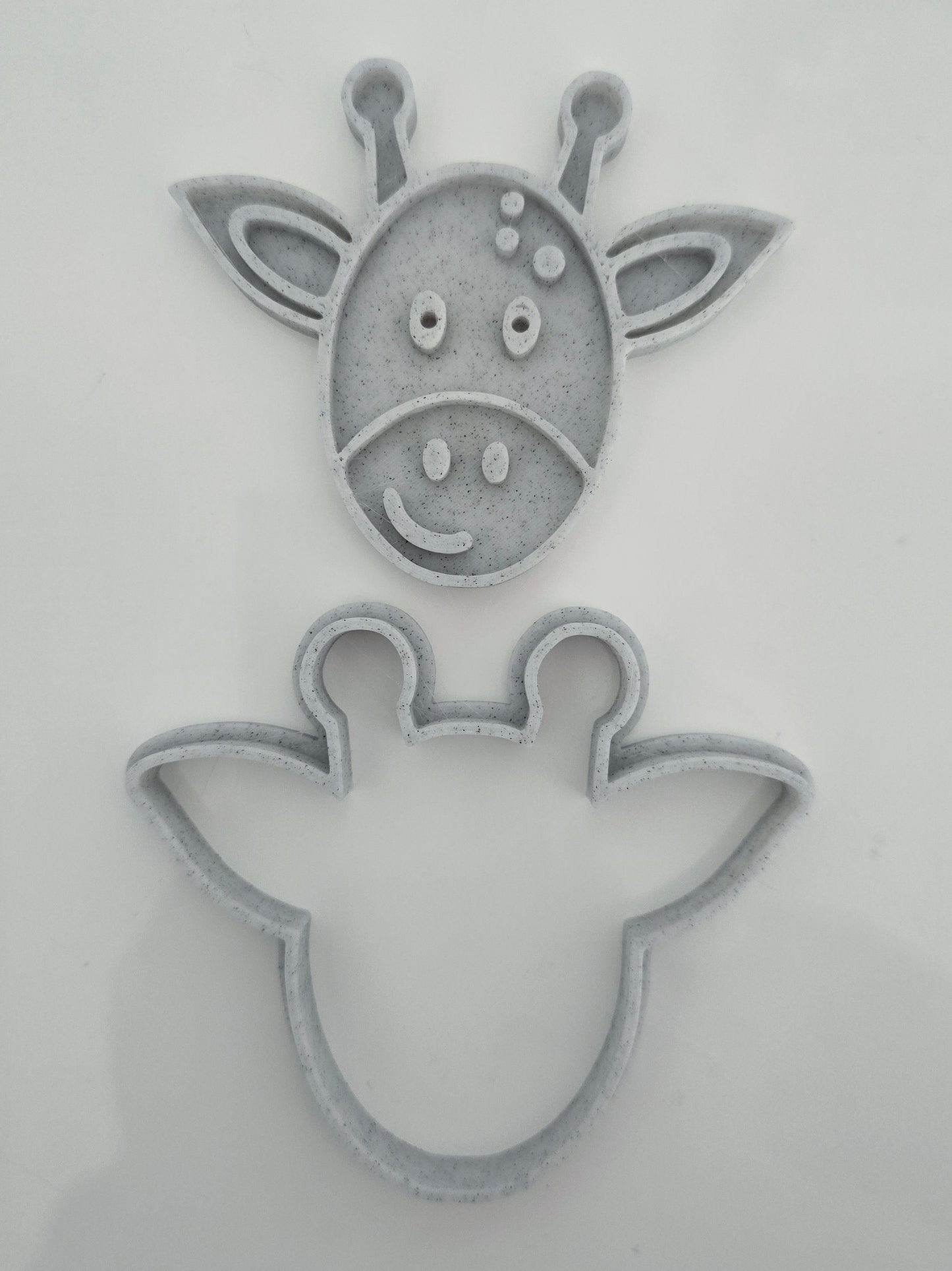 Giraffe 3D Printed Playdough Cutters - set of 2