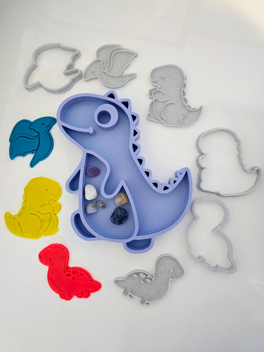 Roar-some Dino Playdough & Sensory Tray Pack