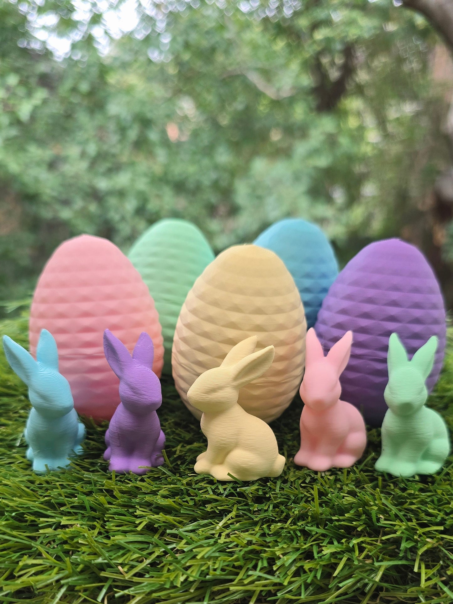 3D Printed Easter Egg with Tiny Bunny Inside – Easter Egg Alternative