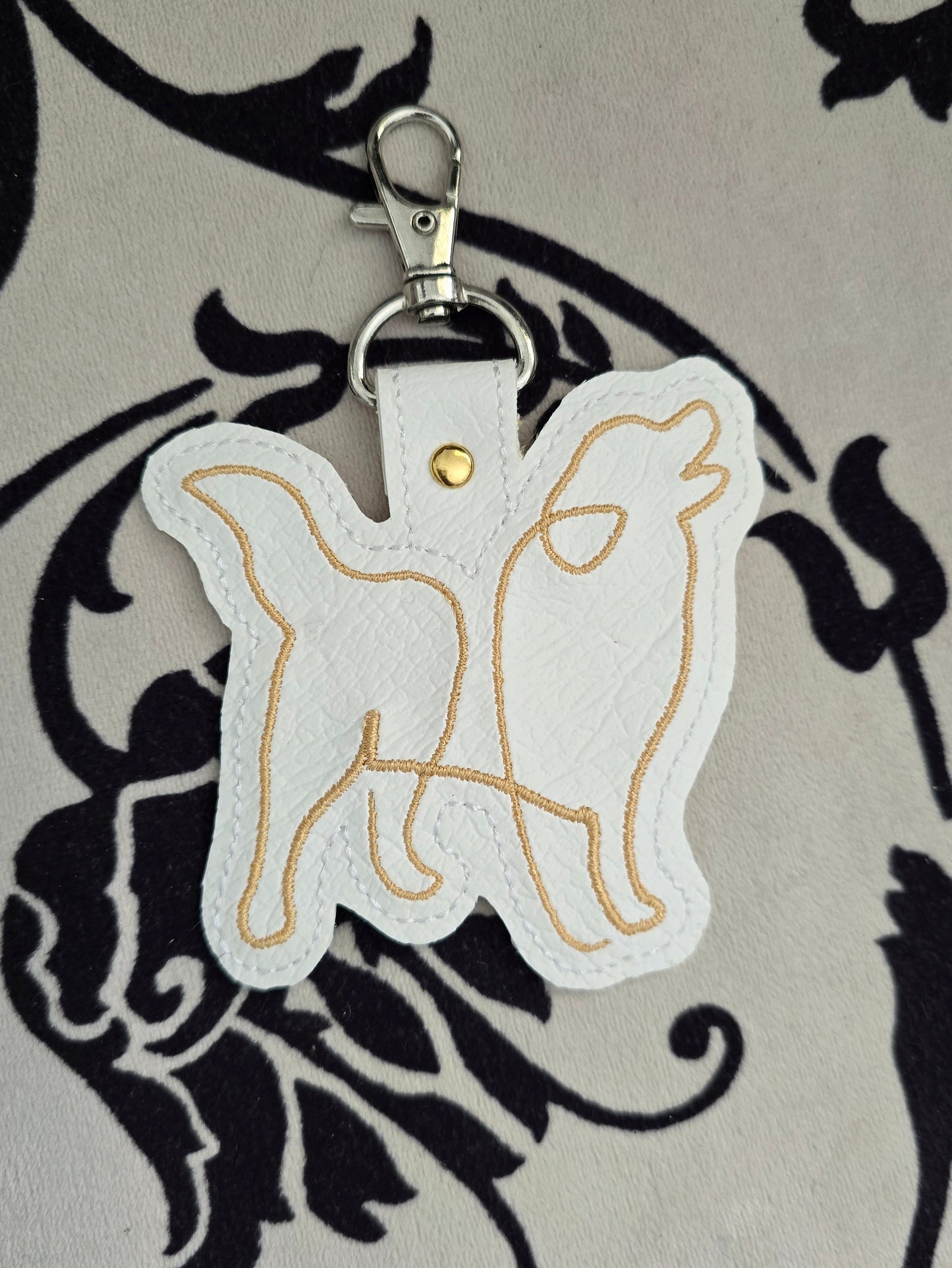 Golden Retriever/Labrador Dog keyring / keychain