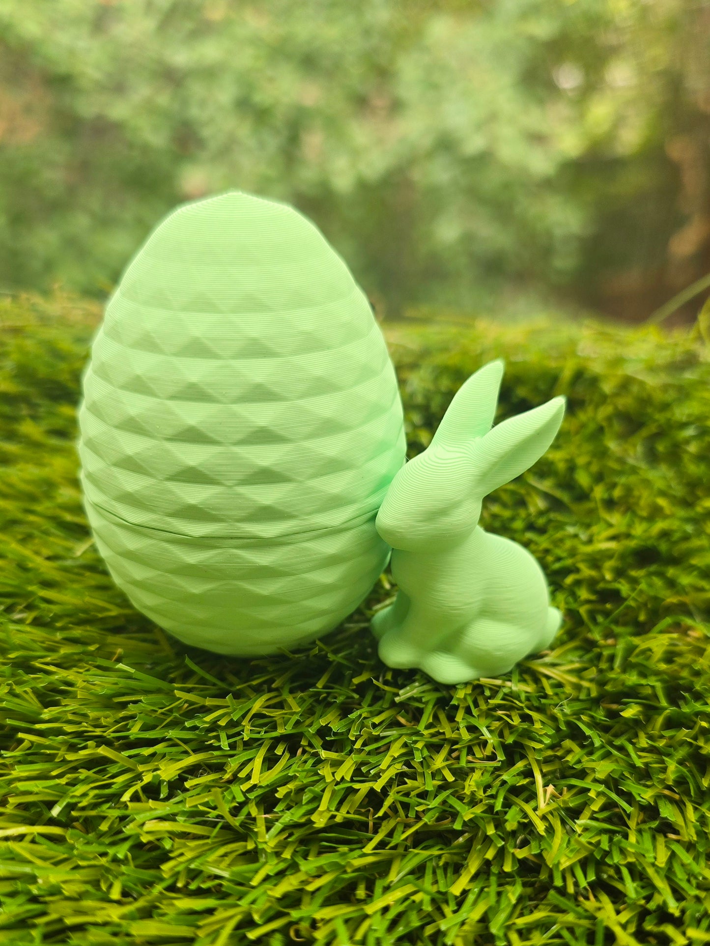 3D Printed Easter Egg with Tiny Bunny Inside – Easter Egg Alternative