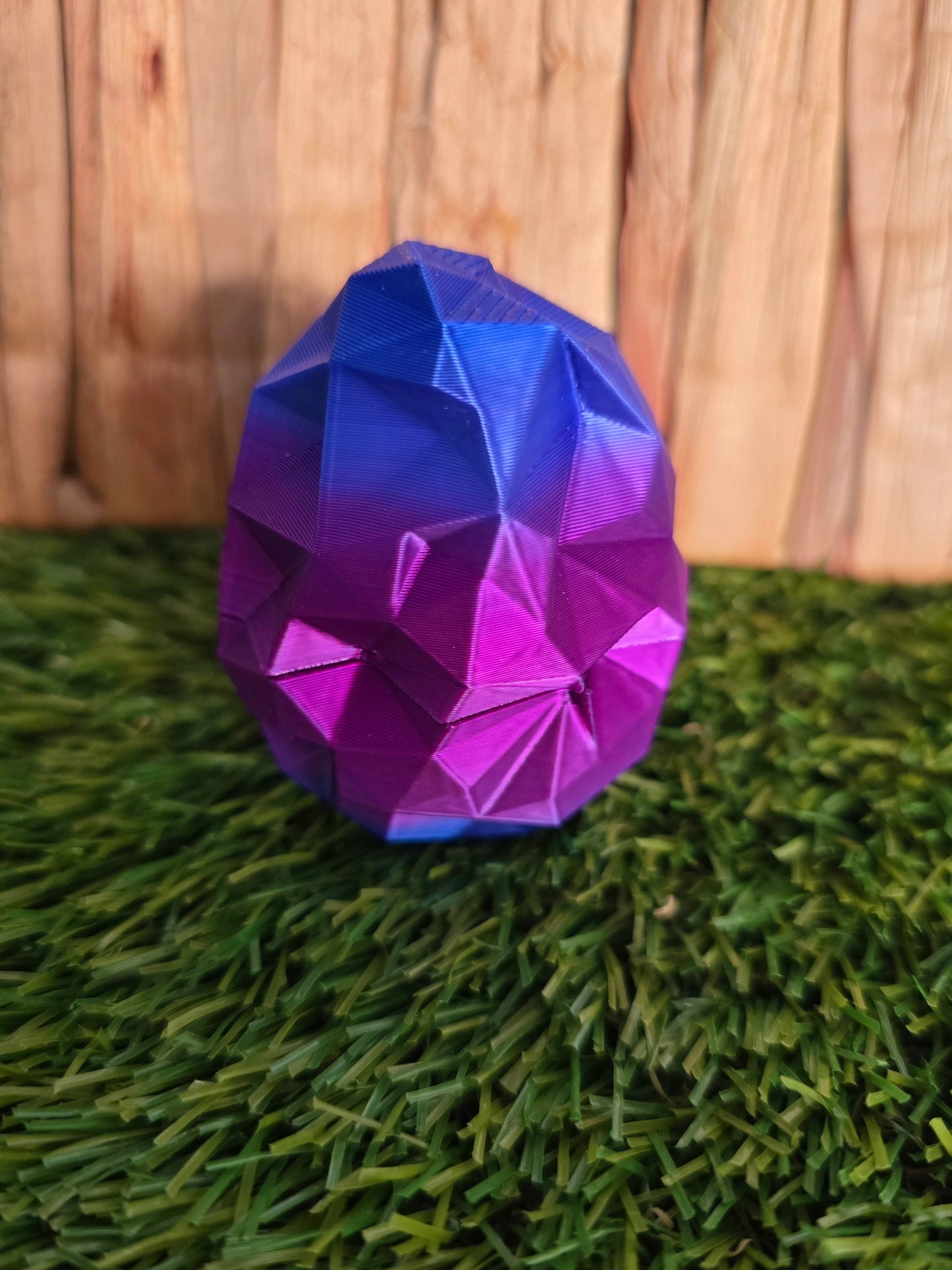 3D Printed Dino Egg with Tiny Dinosaur Inside