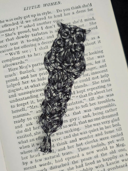 Owl Lace Bookmark