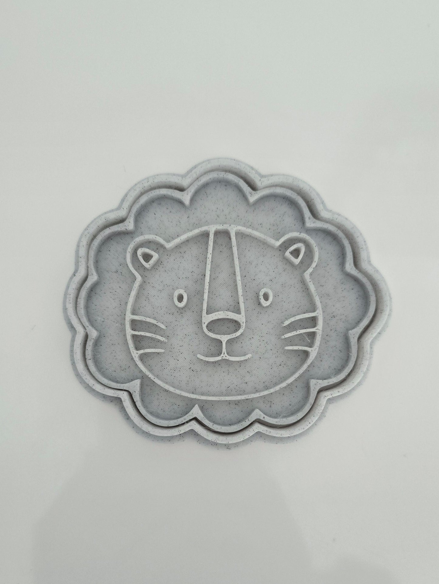 Lion 3D Printed Playdough Cutters - set of 2