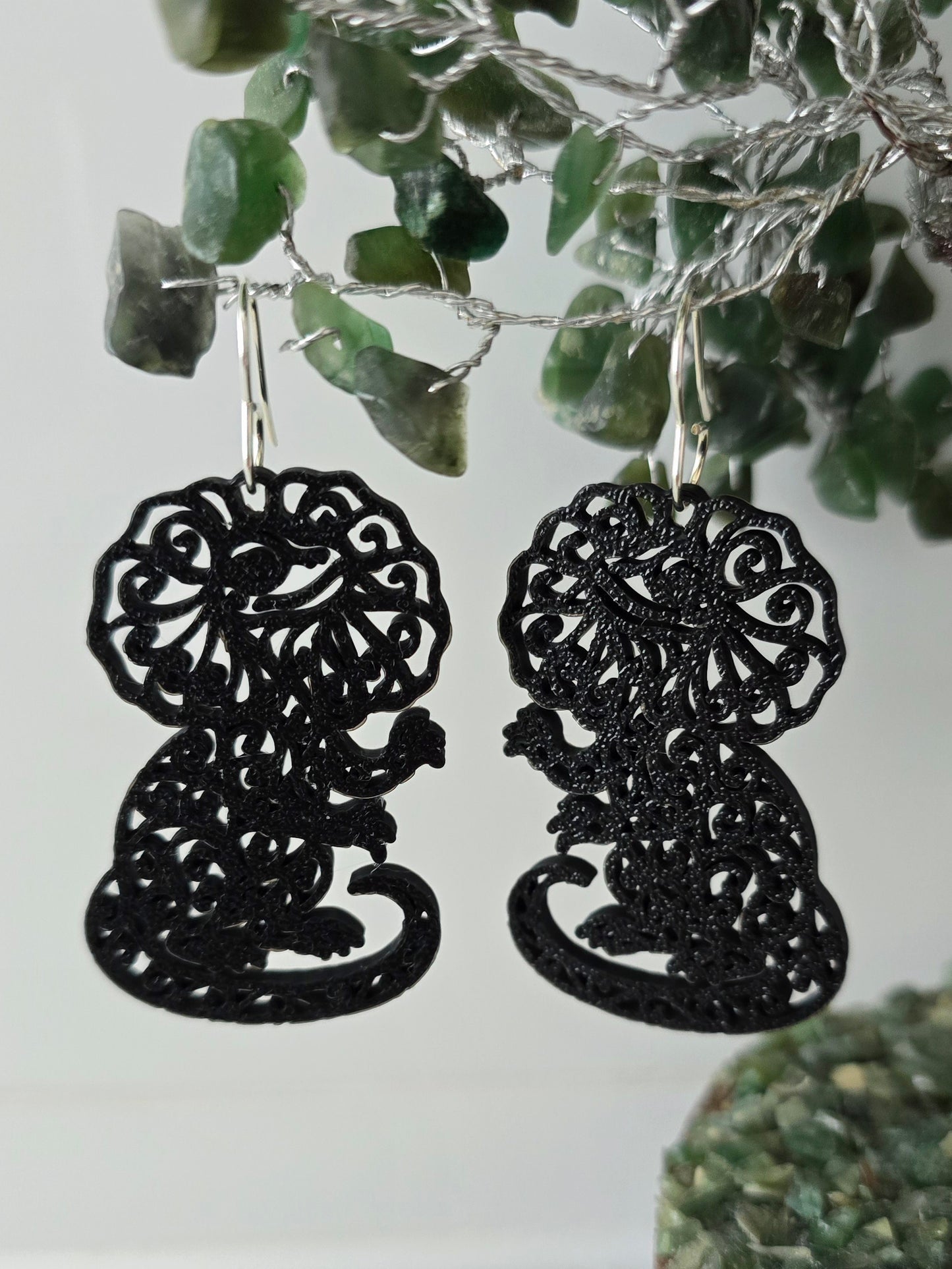 Australian Animal Collection - Frilled-Neck Lizard 3D Printed Earrings with Hypoallergenic Hooks