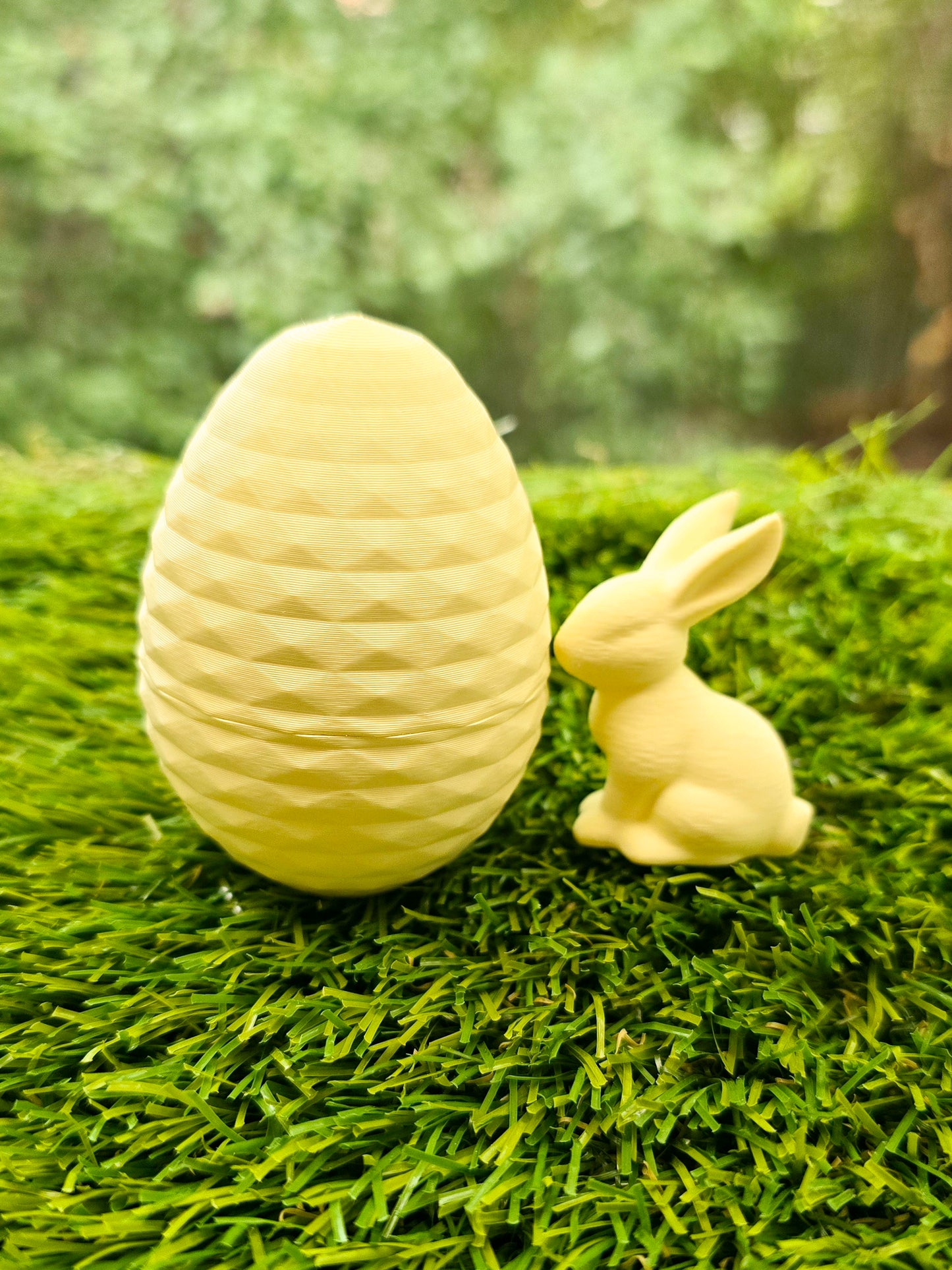 3D Printed Easter Egg with Tiny Bunny Inside – Easter Egg Alternative